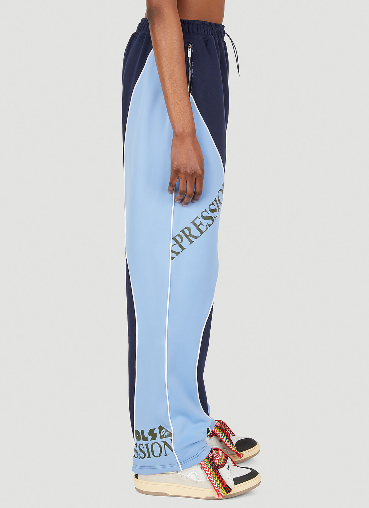  Ahluwalia Ahluwalia Femi Track Pants - Frau Track Pants Blue Uk - 06 