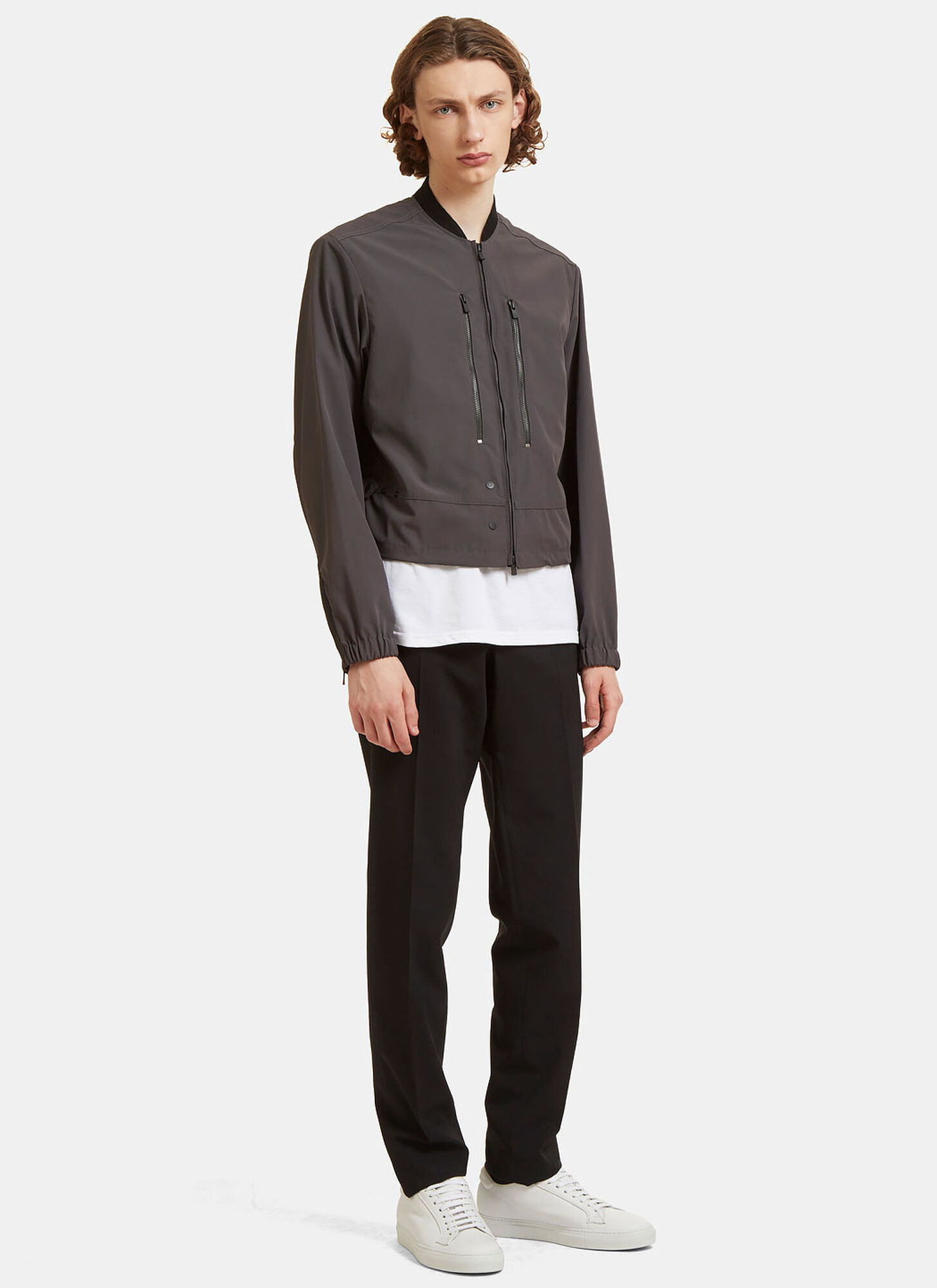  Aiezen Aiezen Bomber Jacket - Mann Jacken Grey Xs 