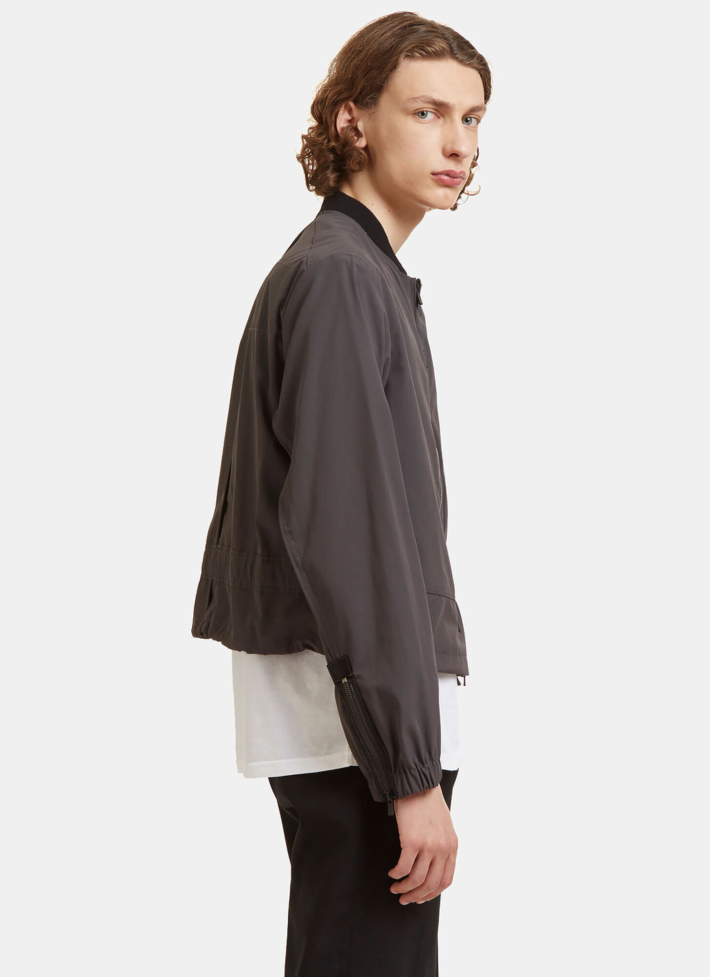  Aiezen Aiezen Bomber Jacket - Mann Jacken Grey Xs 