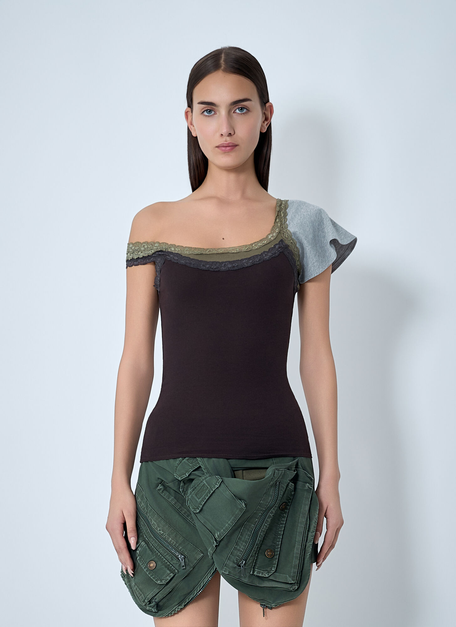 August Barron Women's Brown Double Tank Top - Woman Tops L - Image 1