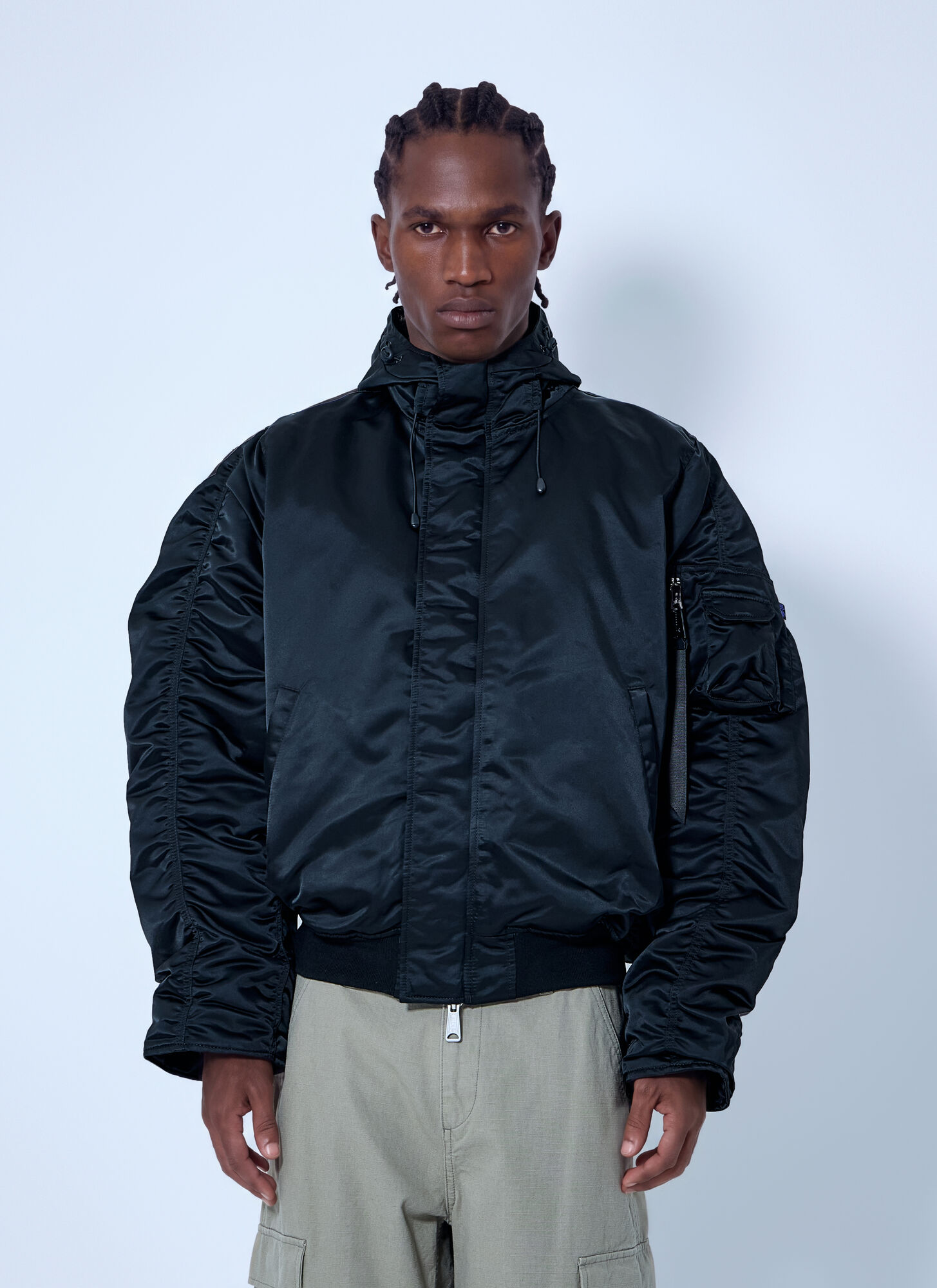 Alpha Industries N-2B Base Uv Oversized Winter Jacket - Jackets Black L - Immagine 1