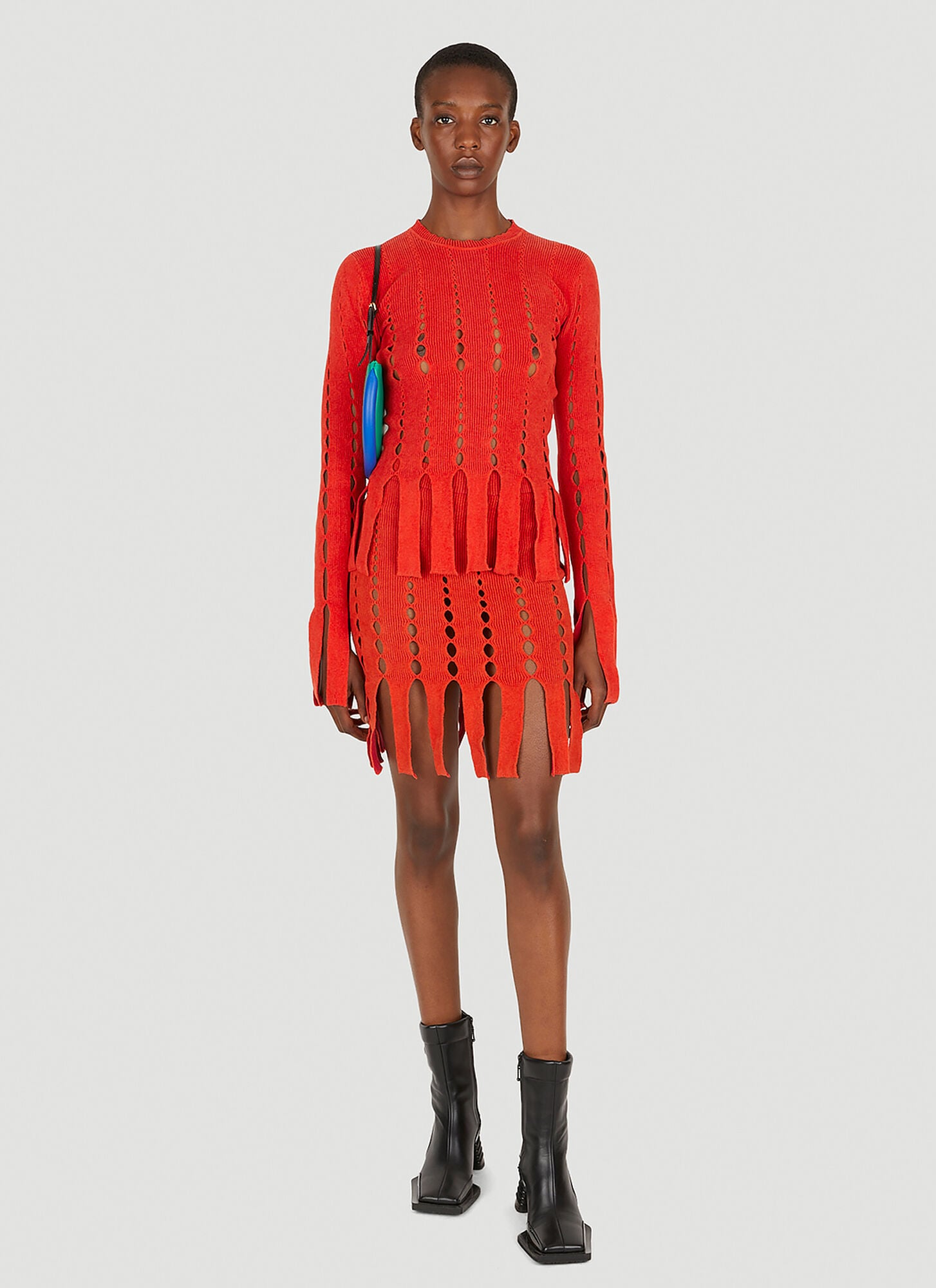 Ambush Ambush Knit Cut Out Top - Frau Tops Red M 
