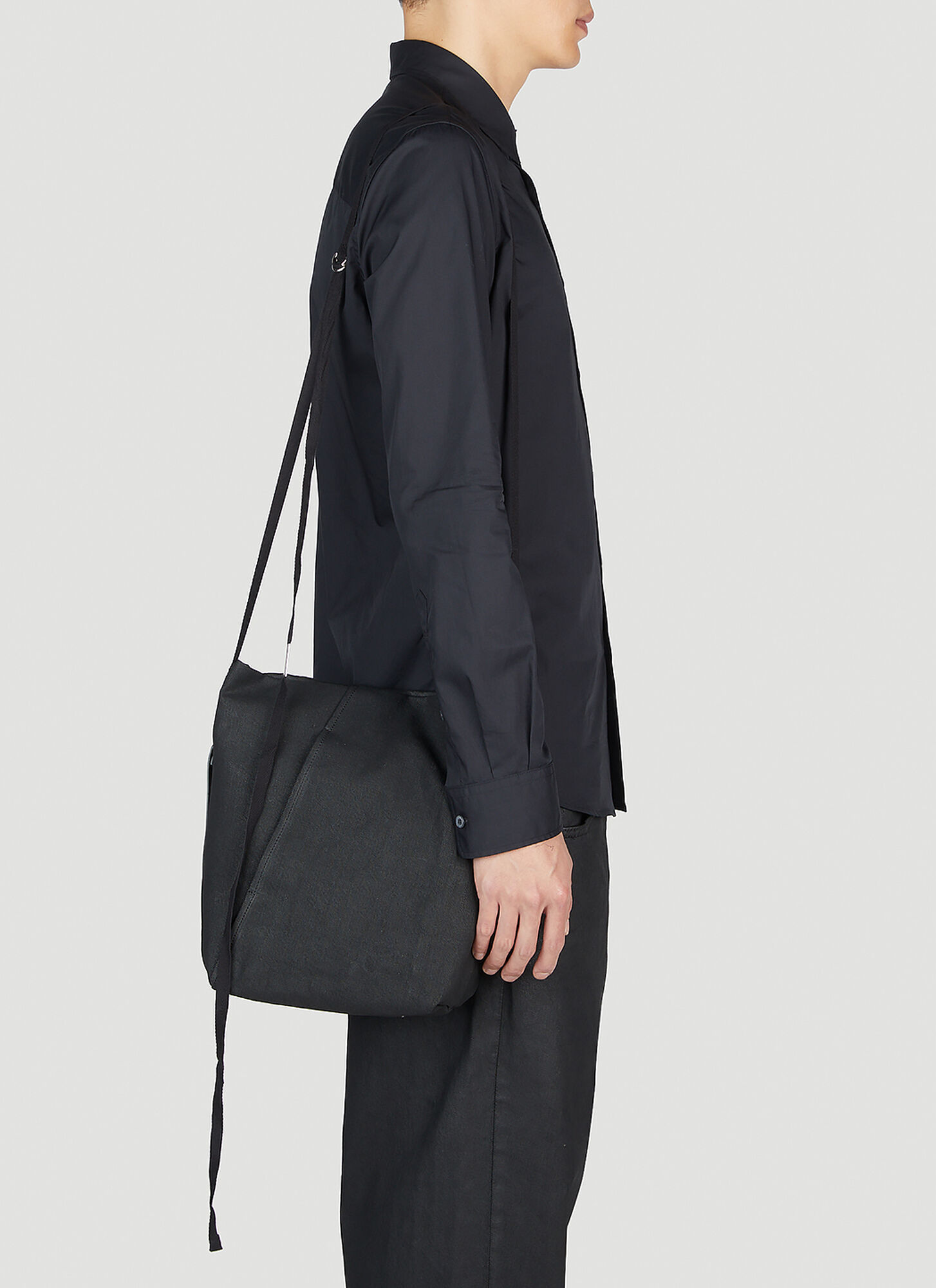 Ann Demeulemeester Ann Demeulemeester Myra Shoulder Bag - Mann Shopper Black One Size 