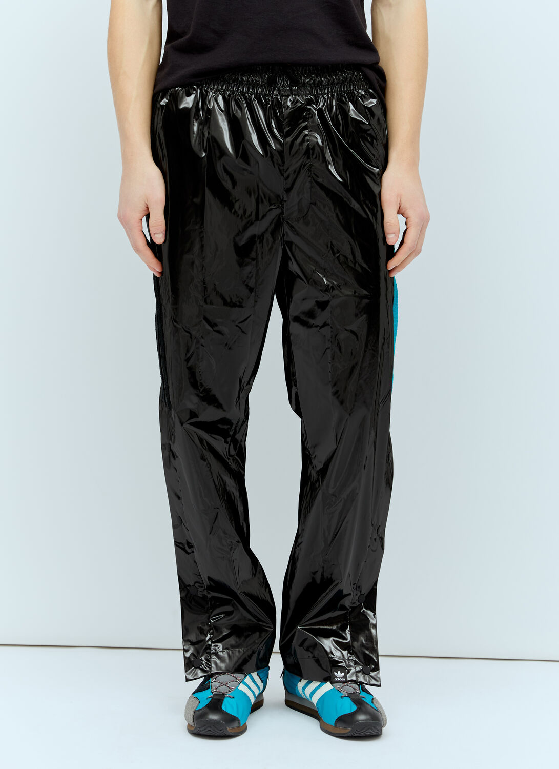 Adidas X Song For The Mute High-shine Track Pants In Black