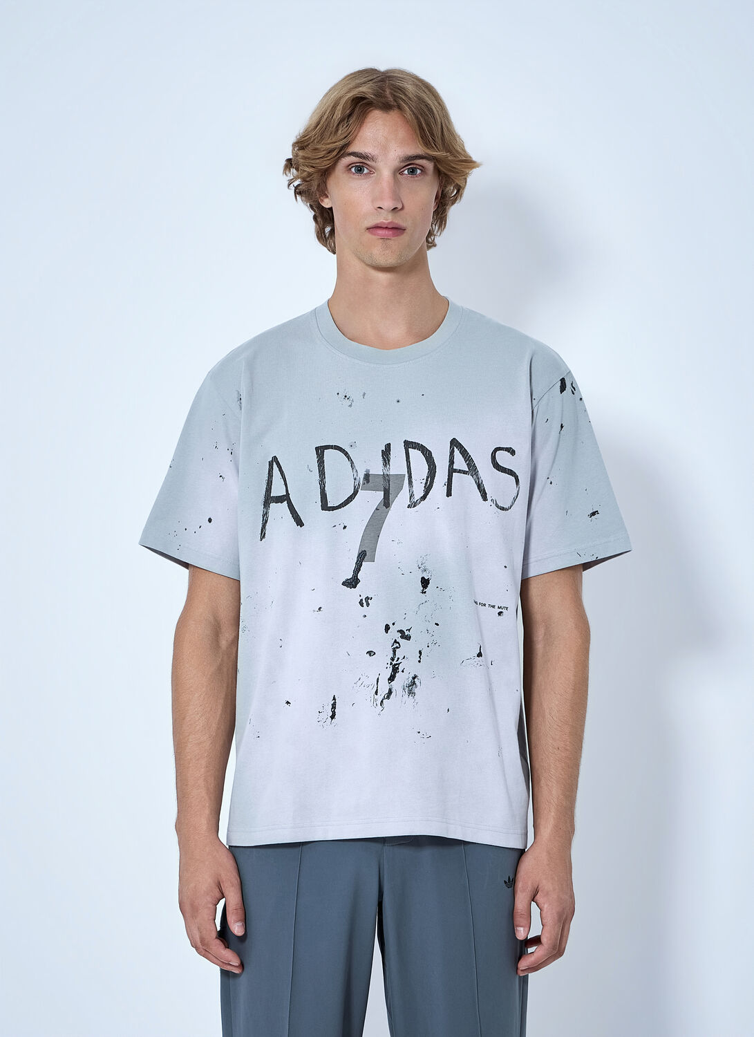 adidas x SFTM 007 Cotton T-shirt - T-shirts Grey S