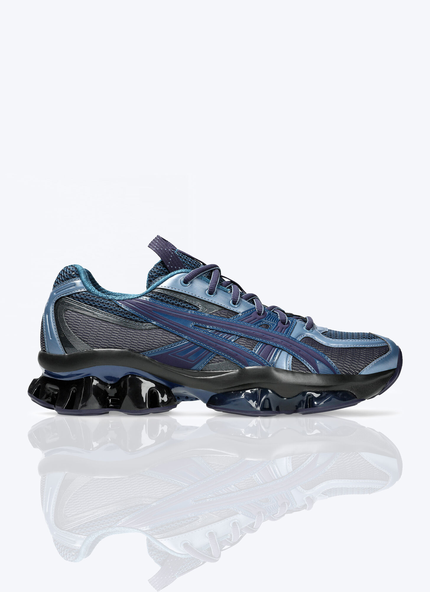 Shop Asics Us5-s Gel-quantum Kinetic Sneakers In Blue