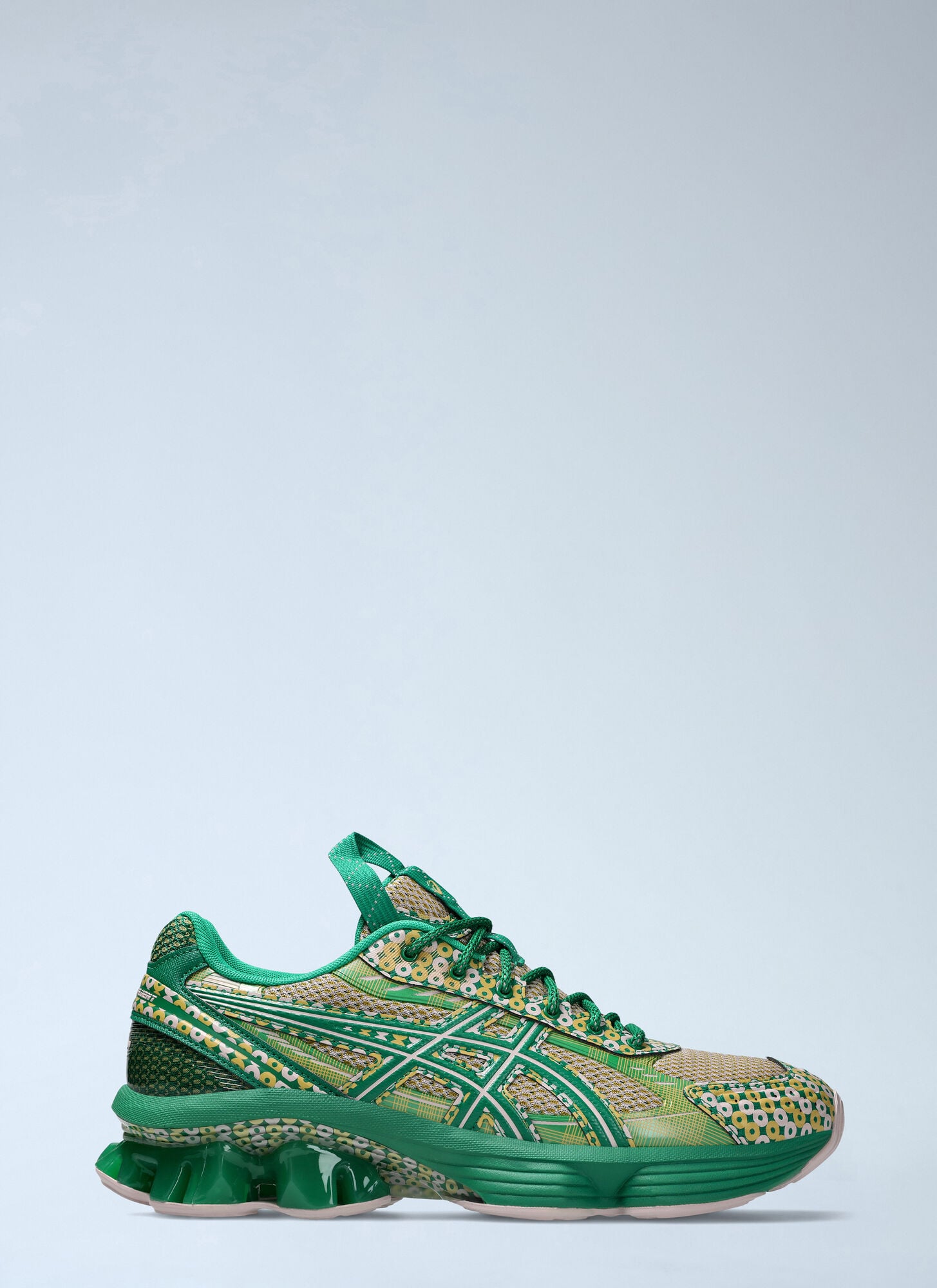 Asics X Kiko Kostadinov Unisex Verde - Us7-S Gel-Kinetic Fluent Sneakers, Size: Us - 11.5 - Immagine 1