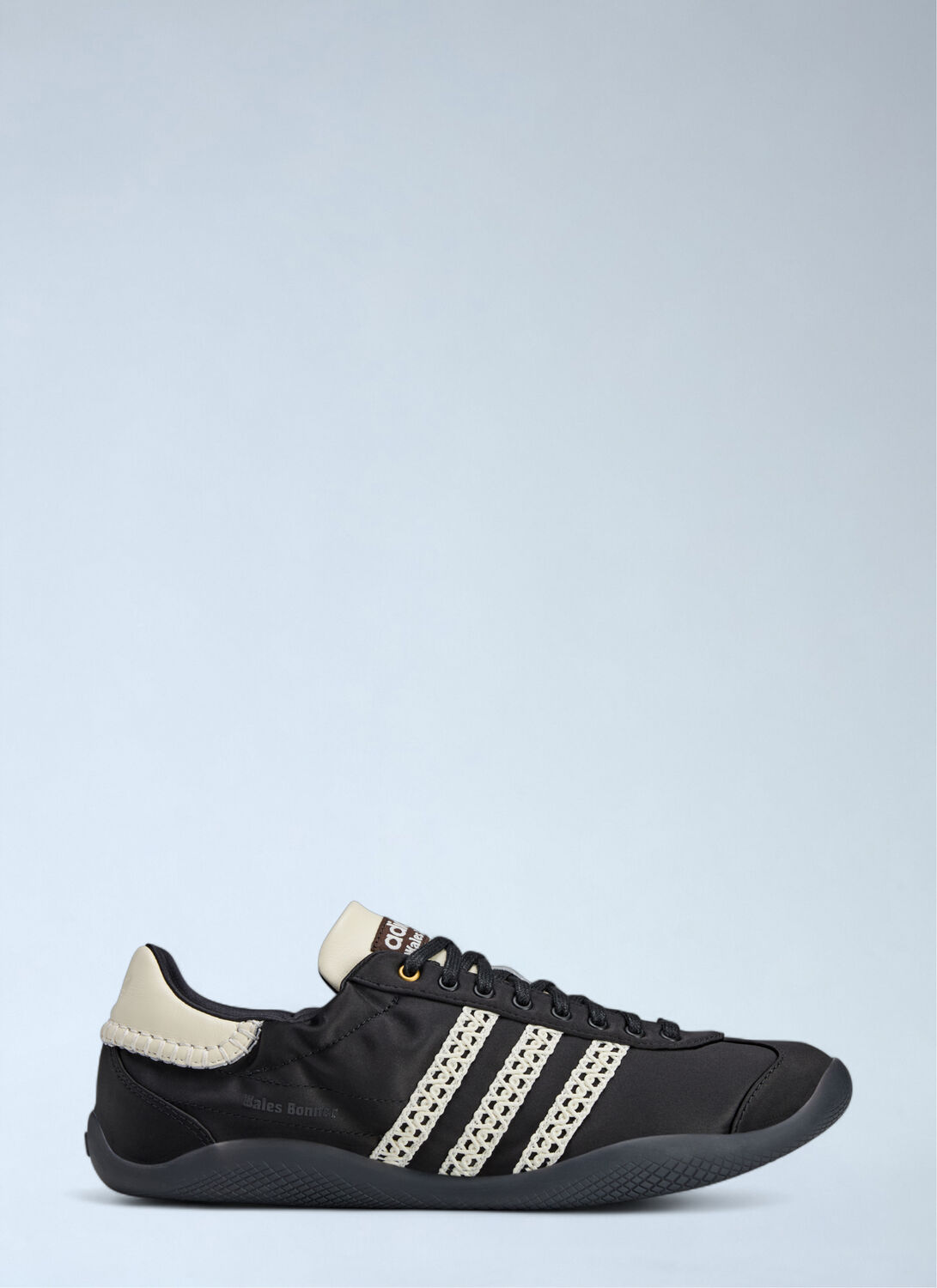 Adidas Originals X Wales Bonner Karintha Lo Satin Sneakers In Black