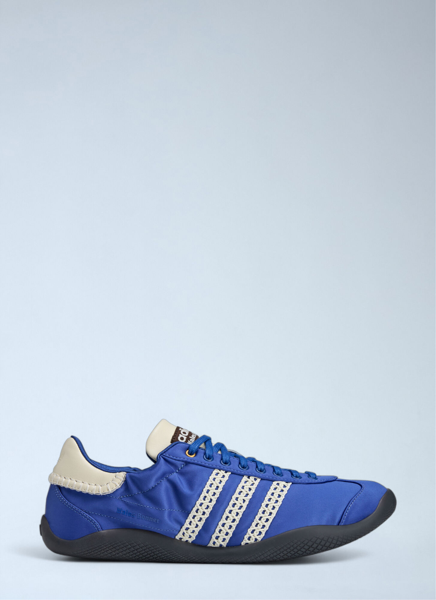 Adidas By Wales Bonner Men's Blue Karintha Low Satin Sneakers - Man Sneakers Uk - 08