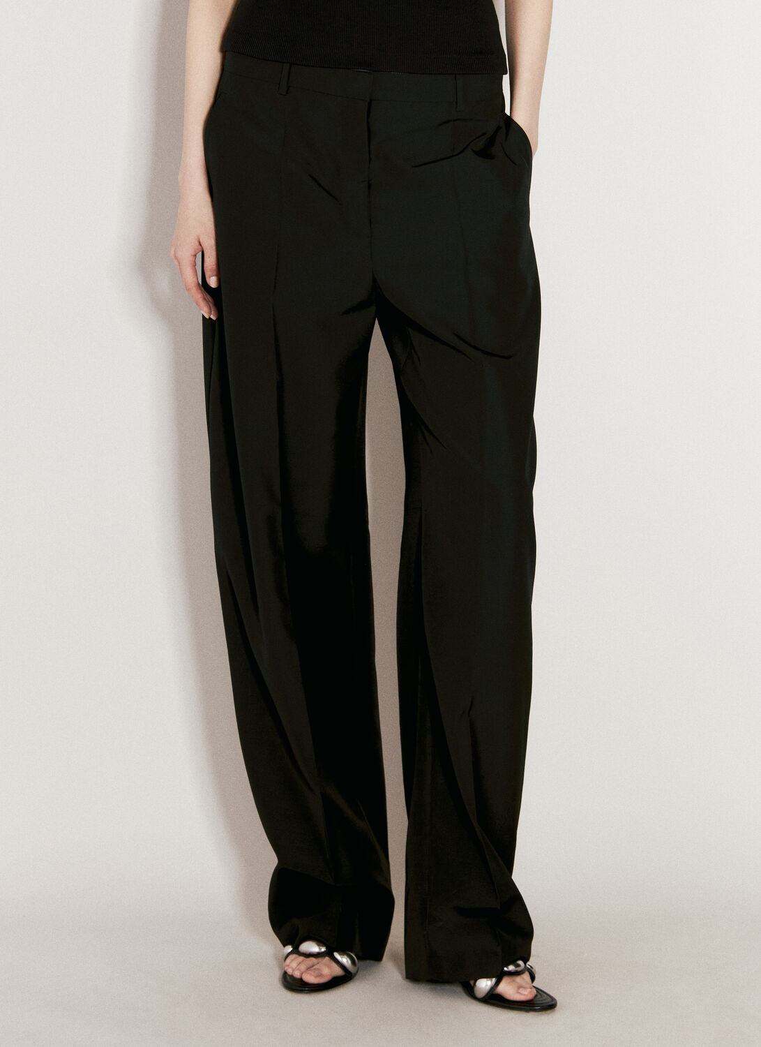 Alexander Wang Rear Split Pants - Woman Pants Black Us - 04