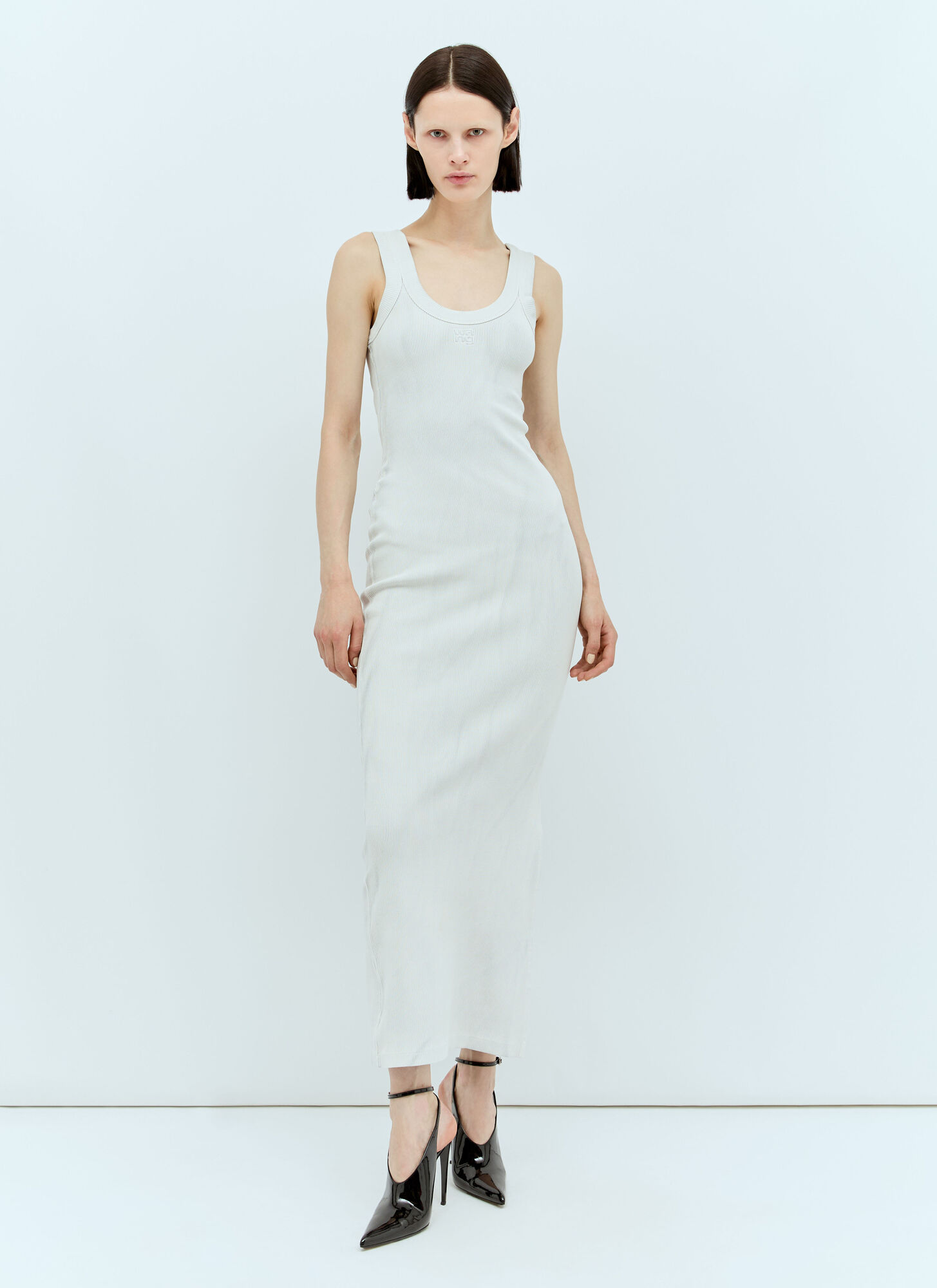 Shop Alexander Wang Maxi Tank Dress In White