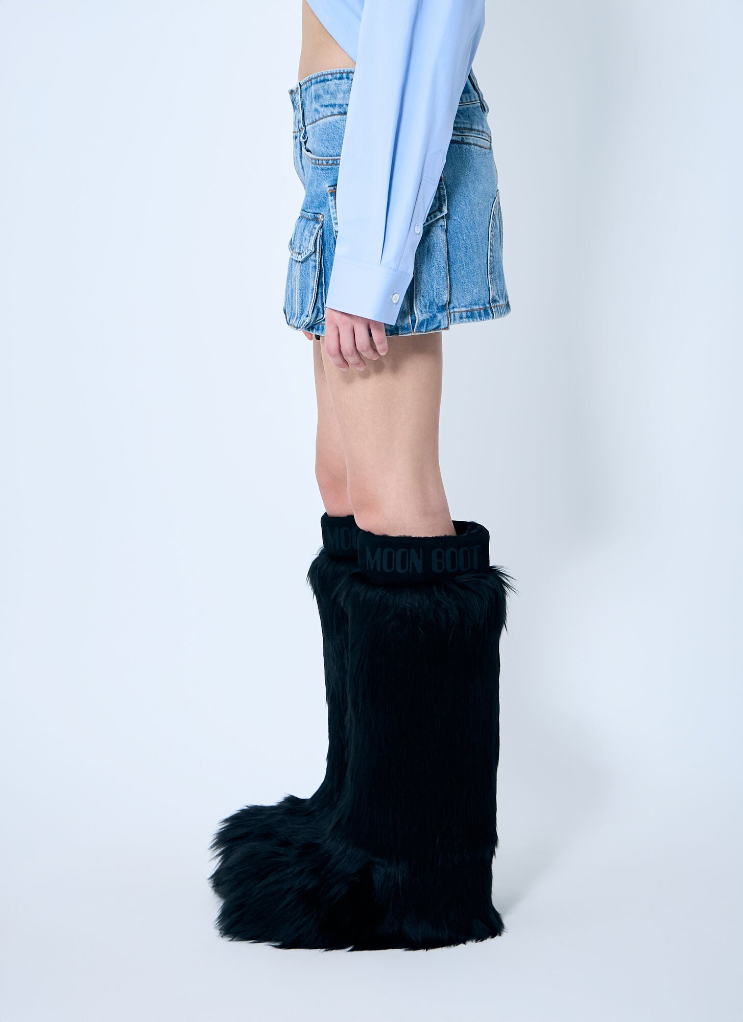  Alexander Wang Alexander Wang Cargo Denim Mini Skirt - Frau Röcke Blue 27 