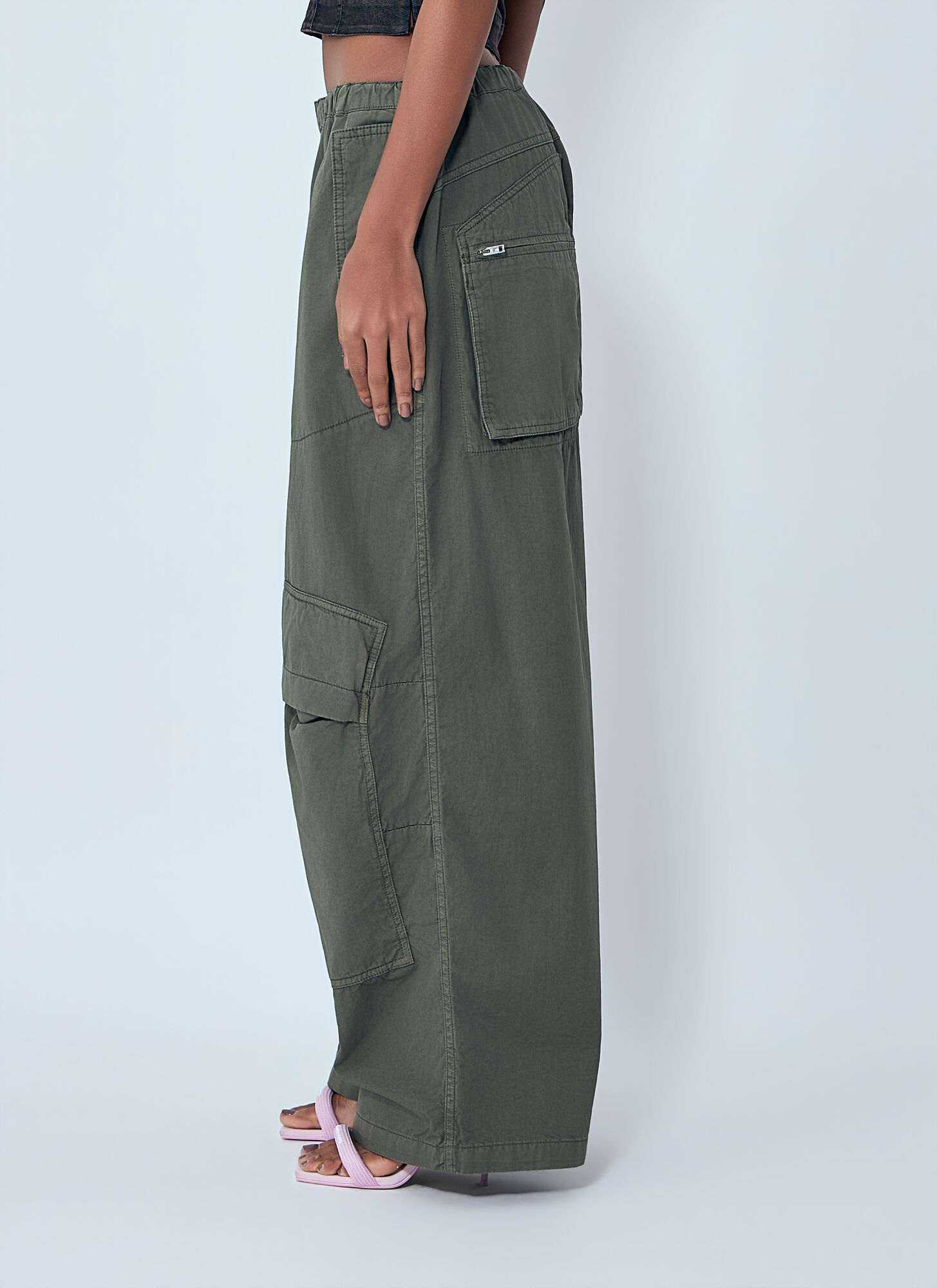  Alexander Wang Alexander Wang Cargo Pants - Frau Hosen Green L 