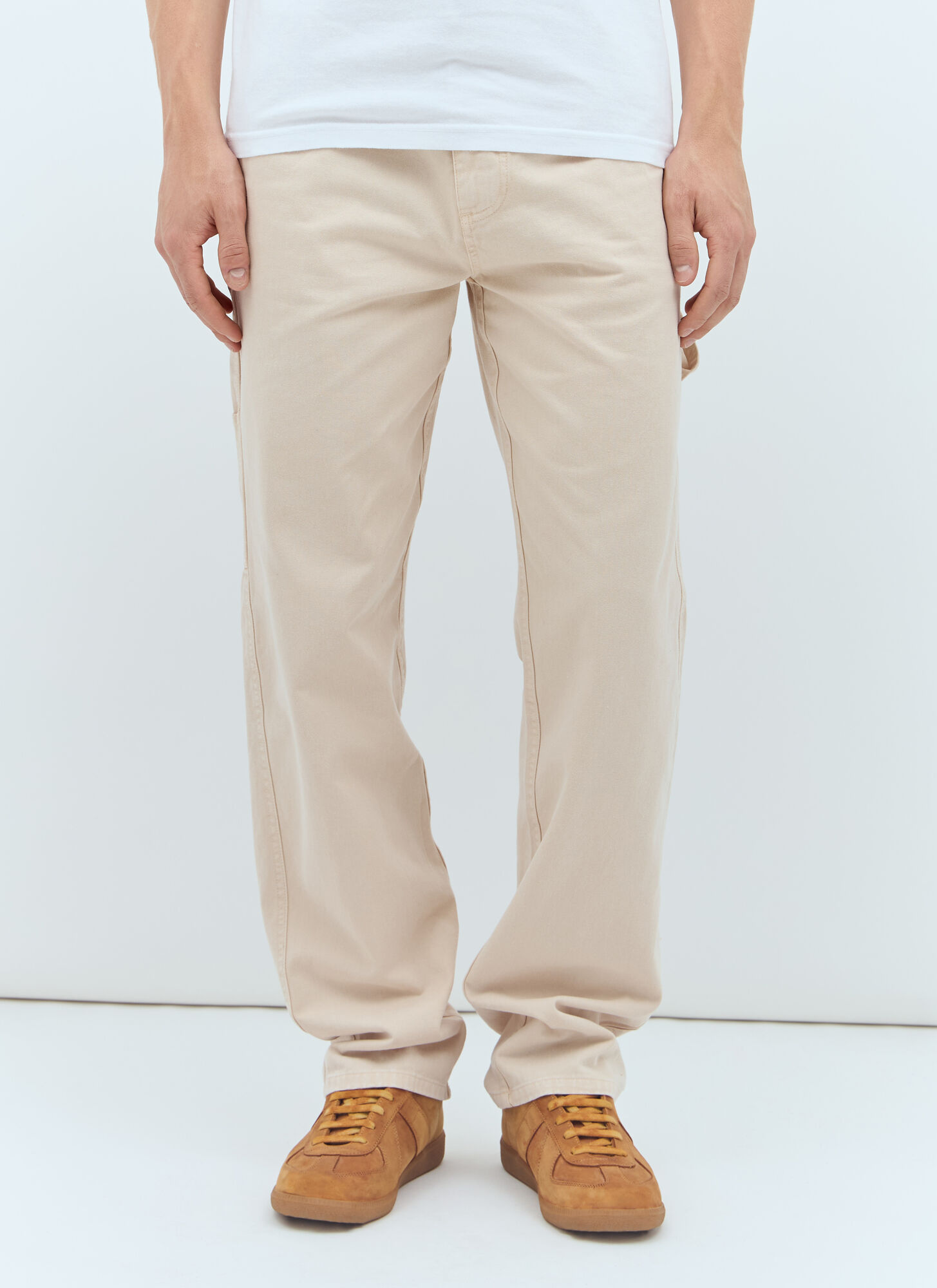 Awake Ny Men's Cream Painter Pants - Man Pants L