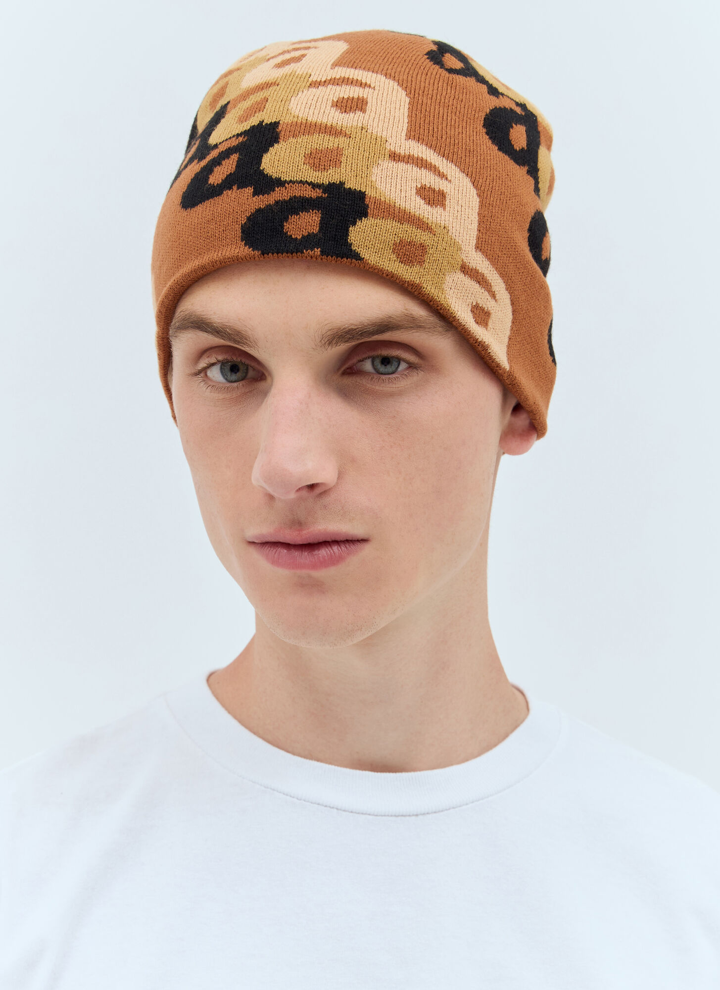 Shop Awake Ny Triple "a" Beanie Hat In Brown