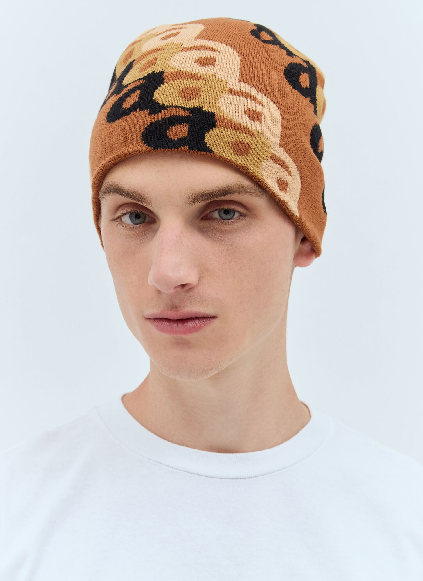 Awake Ny Triple "a" Beanie Hat In Brown