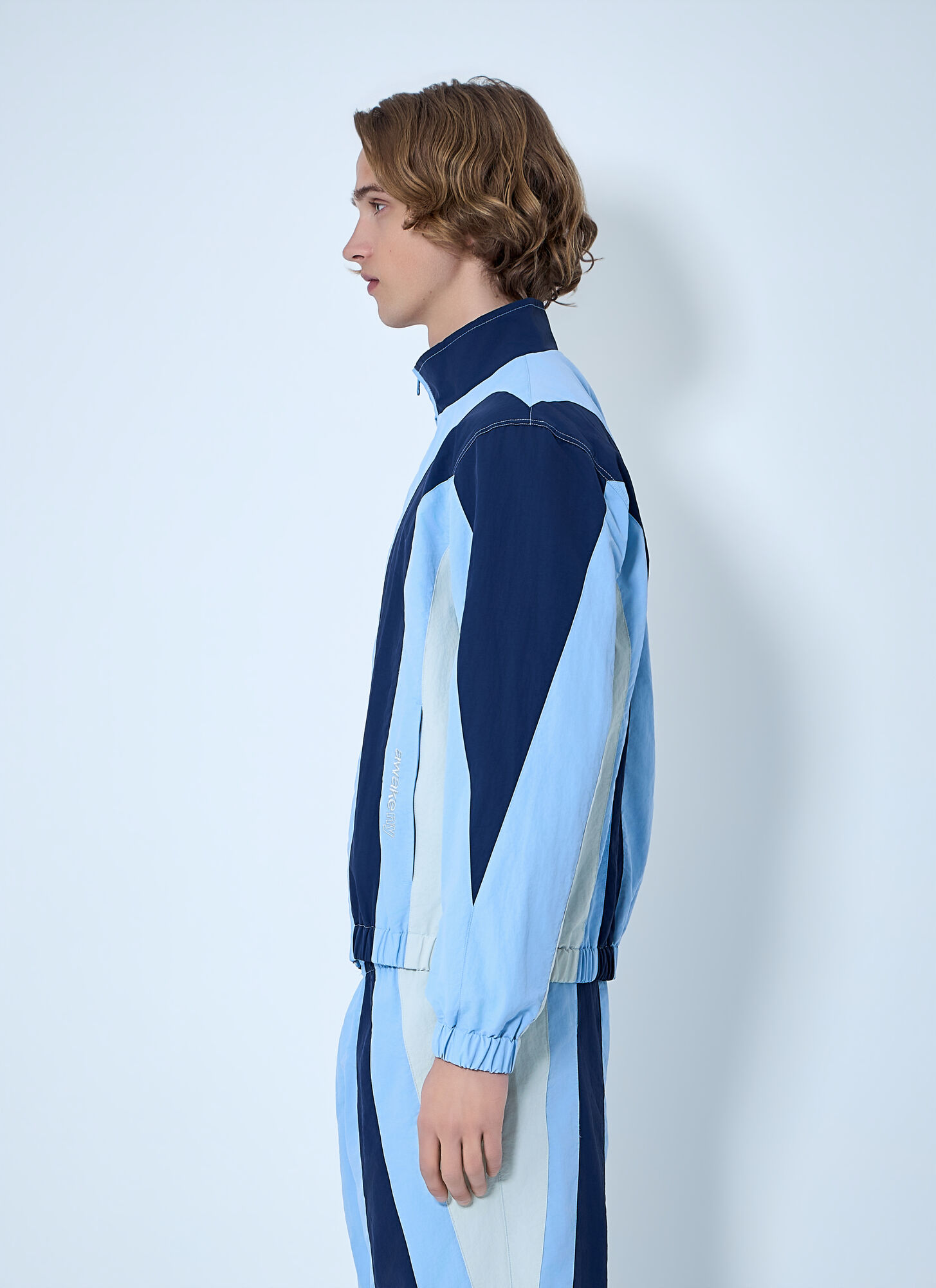  Awake Ny Awake Ny Pusherman Track Jacket - Mann Jacken Blue S 