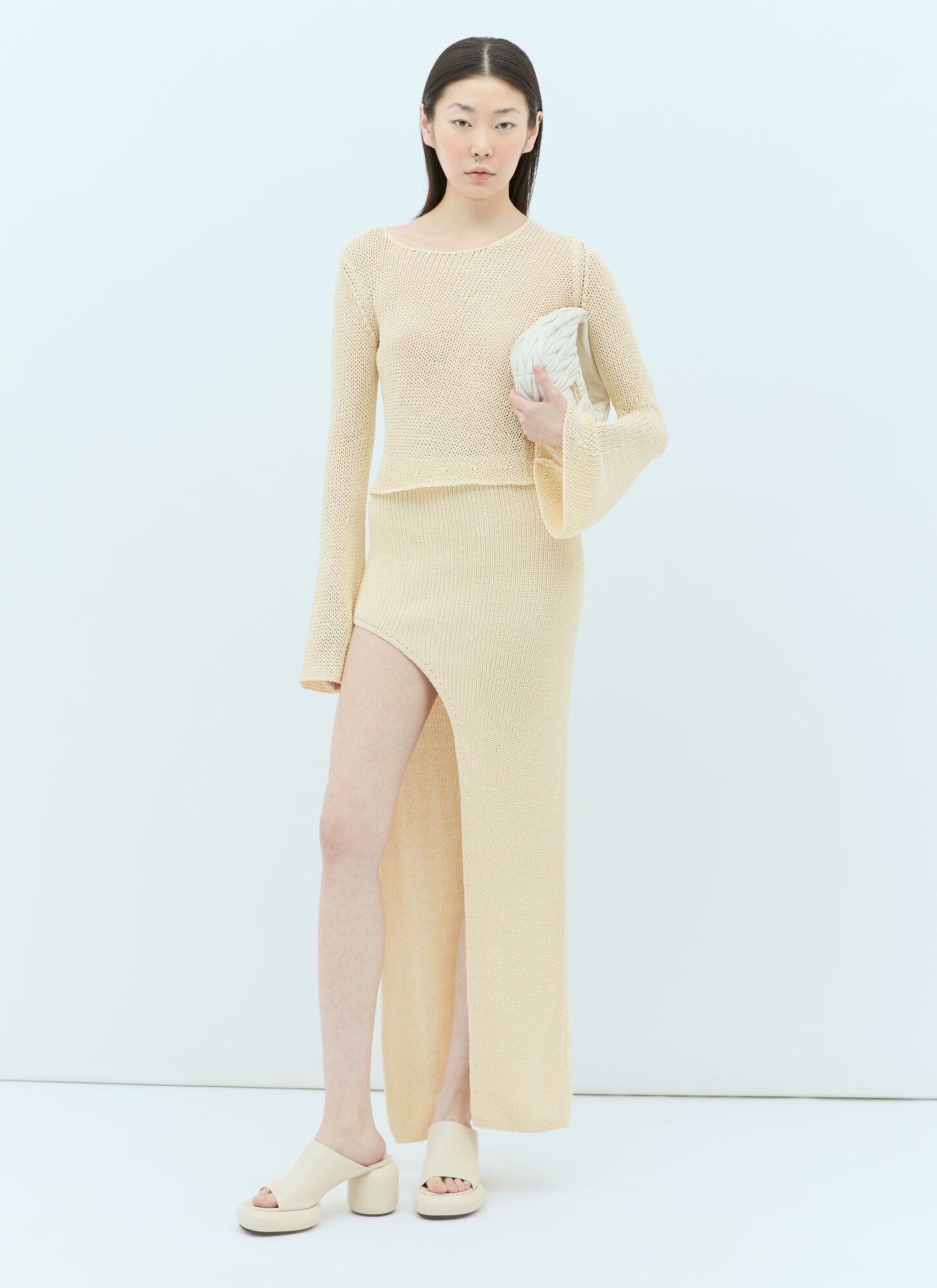  Aya Muse Aya Muse Dai Knit Sweater - Frau Strick Beige Xs 