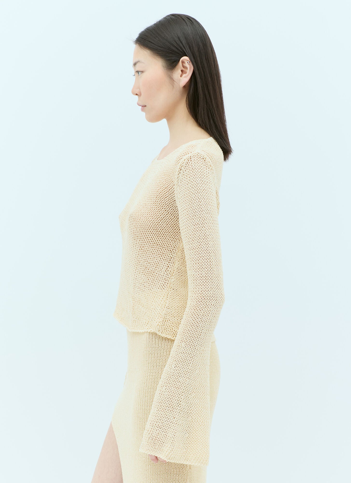  Aya Muse Aya Muse Dai Knit Sweater - Frau Strick Beige Xs 