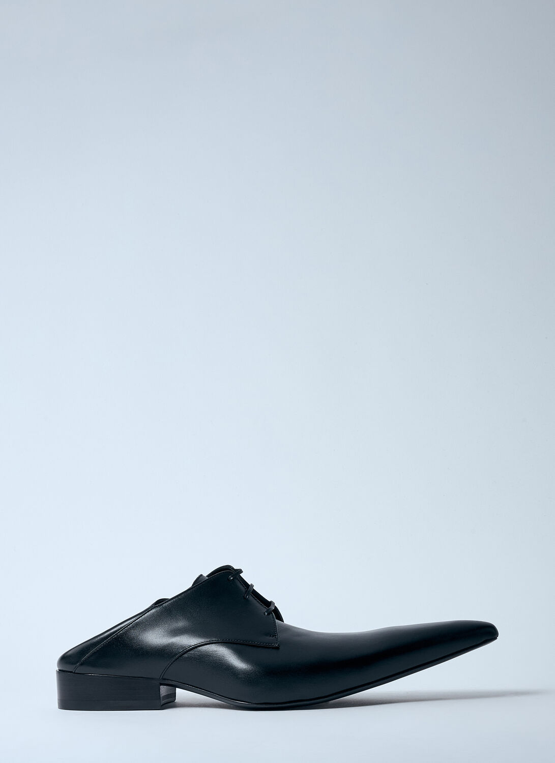 Shop Balenciaga Opera Derby Lace-up Shoes In Black