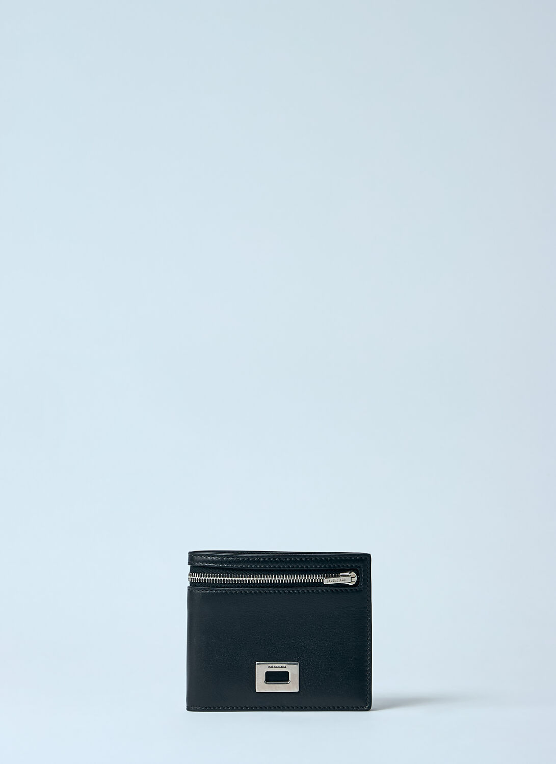 Balenciaga Rodeo Square Folding Wallet In Black
