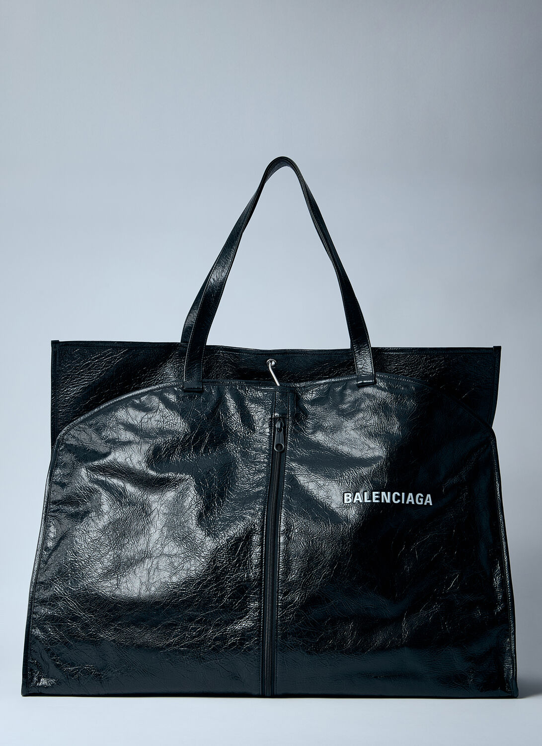 Balenciaga Shopper Garment Tote Bag In Black