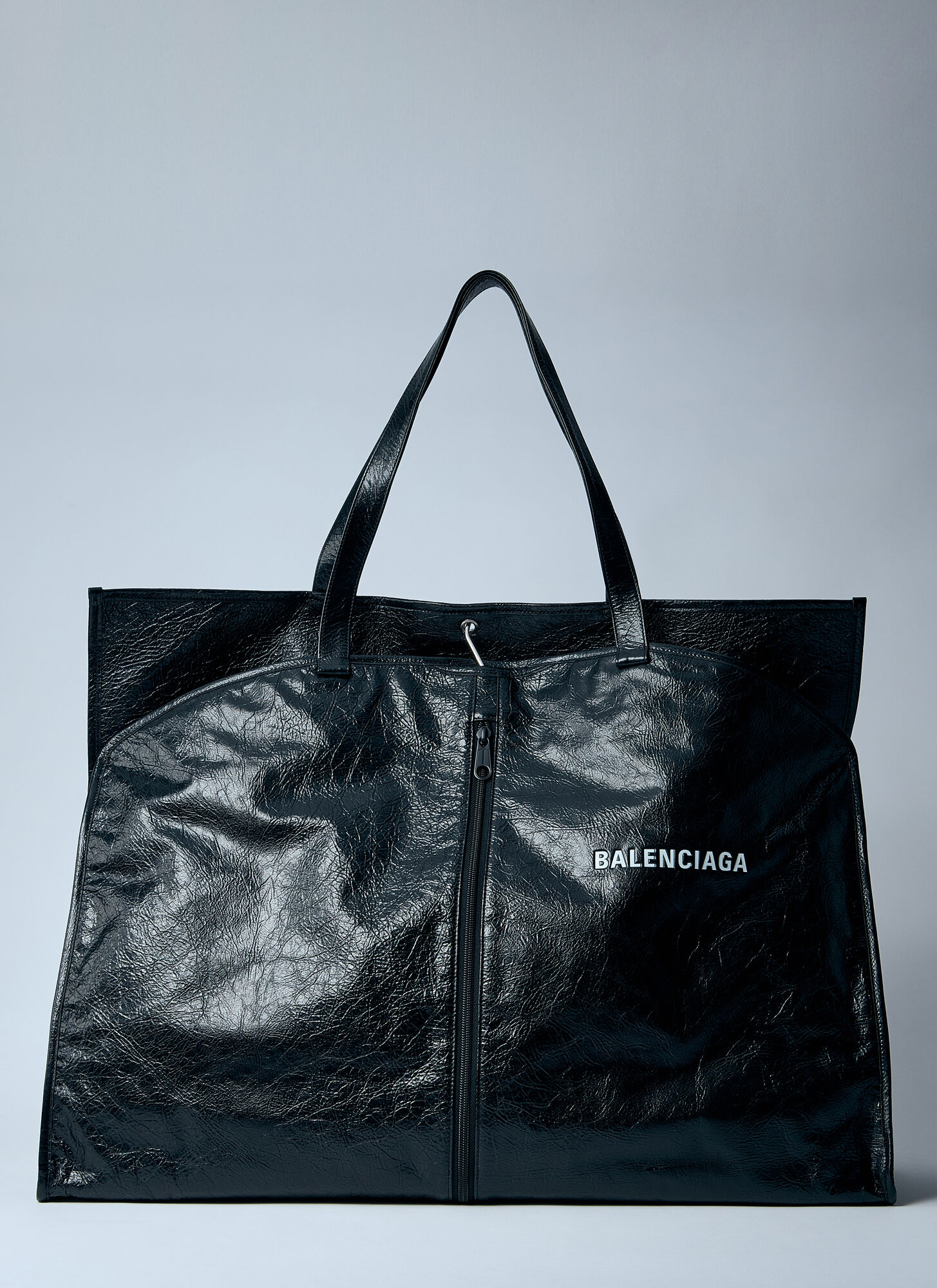 Balenciaga Shopper Garment Tote Bag - Man Tote Bags Black One Size