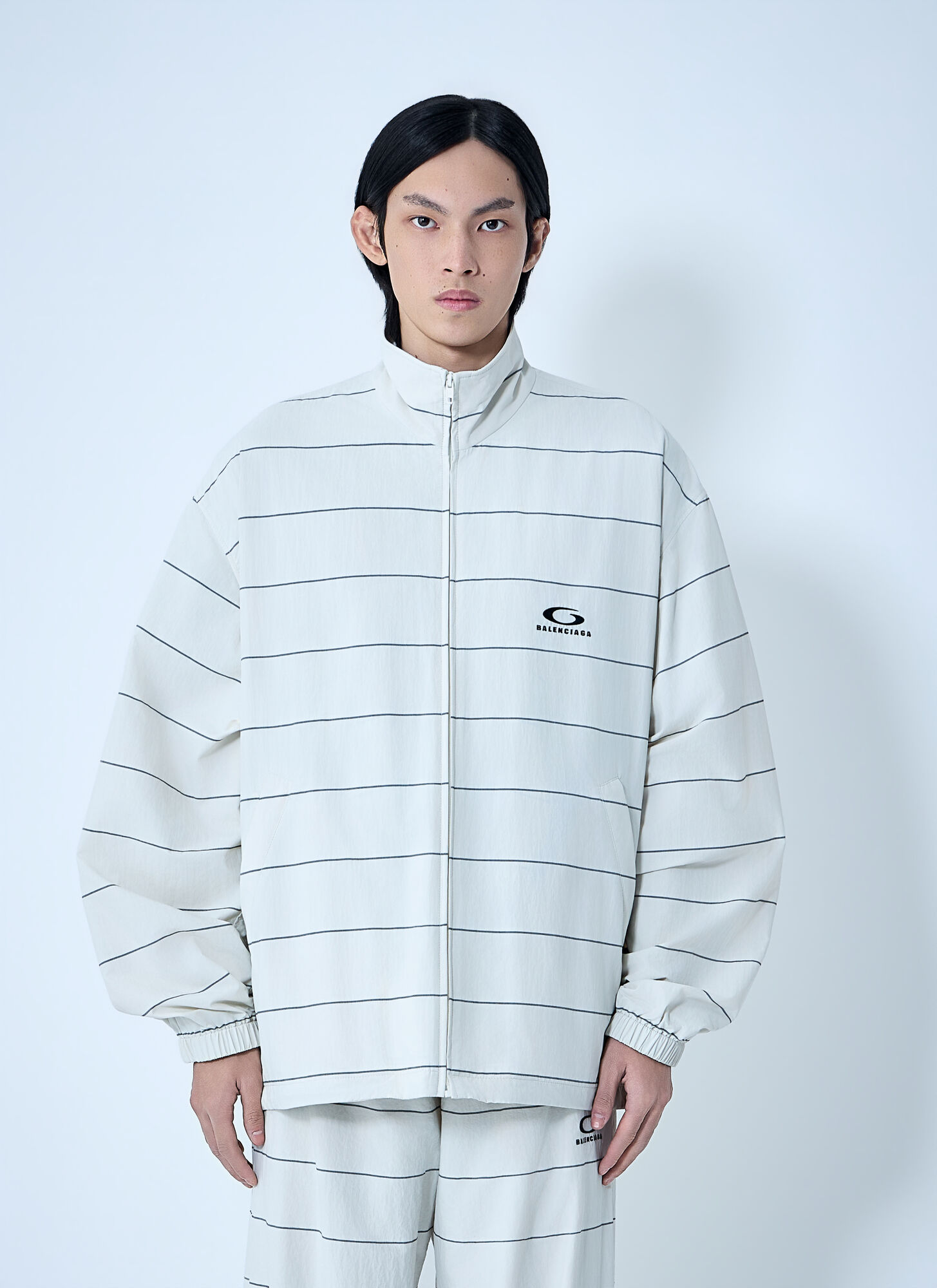 BALENCIAGA Balenciaga Tracksuit Jacket - Man Jackets White S　バレンシアガ トラックスーツ ジャケット - マン ジャケット ホワイト S