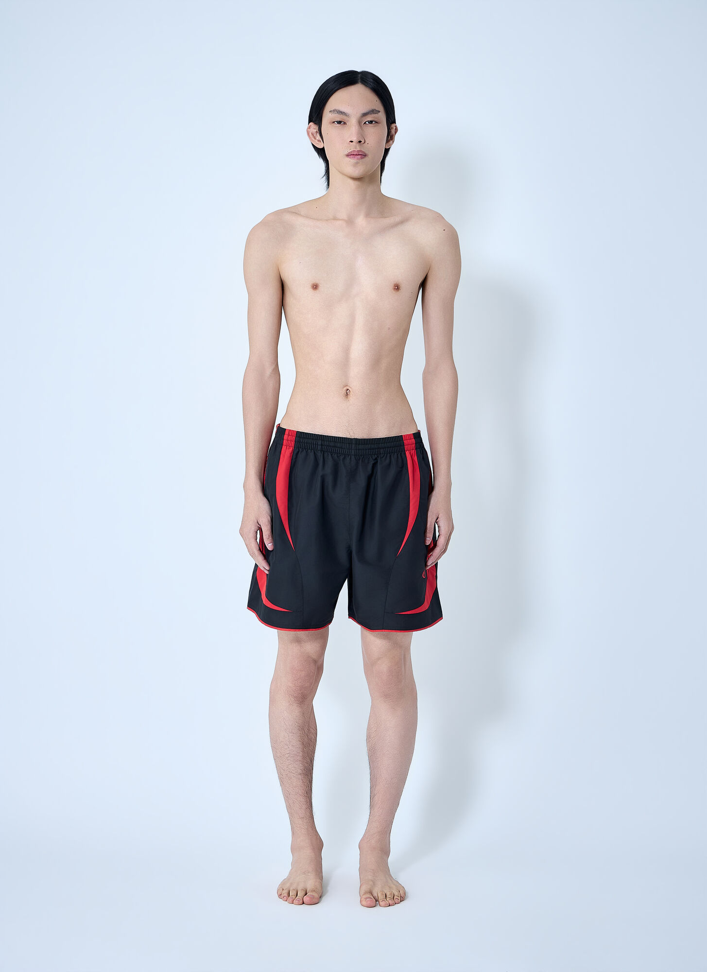  Balenciaga Balenciaga Soccer Swim Shorts - Mann Bademode Black L 