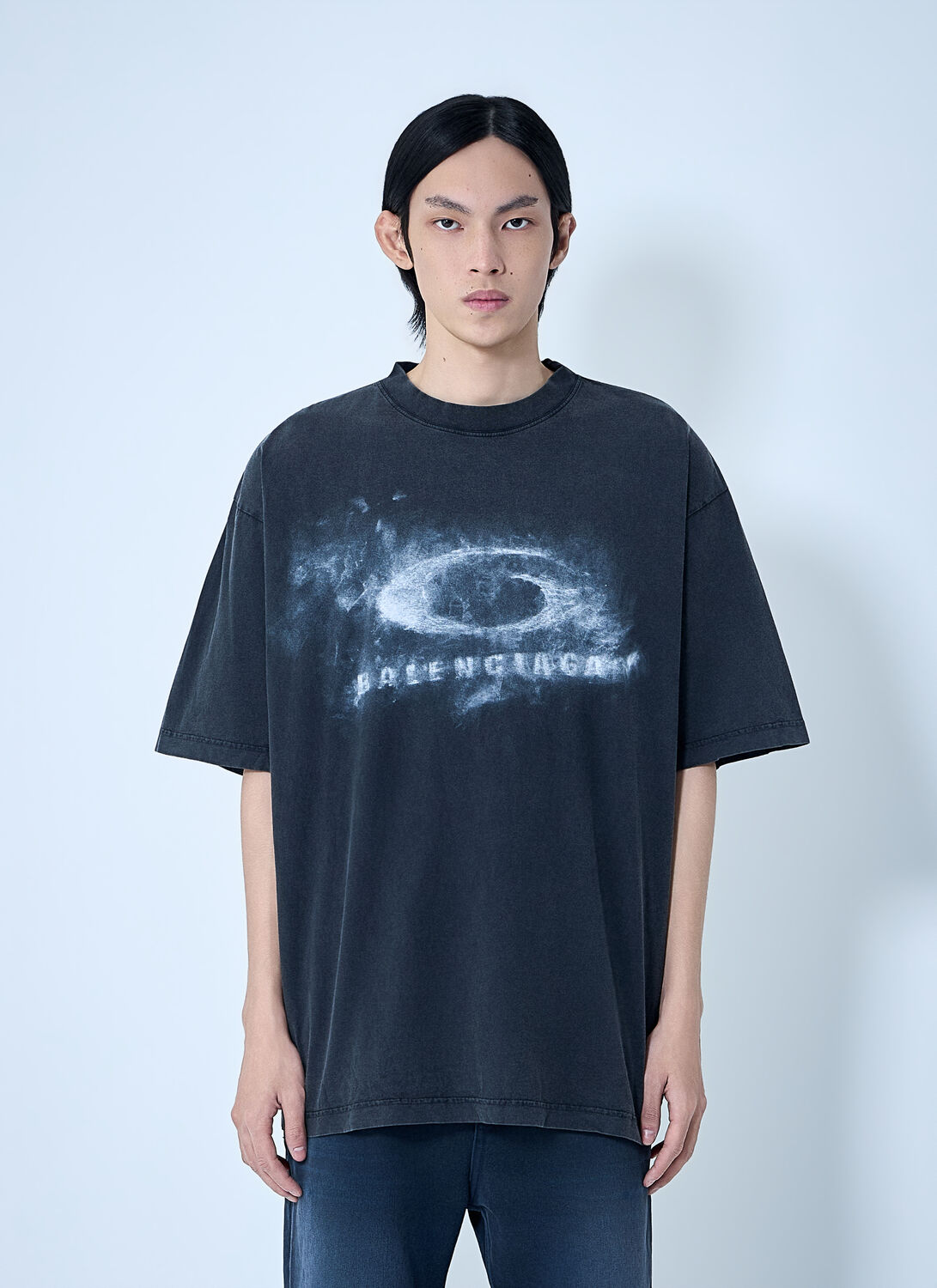 Balenciaga Medium Fit T-shirt - Man T-shirts Grey L