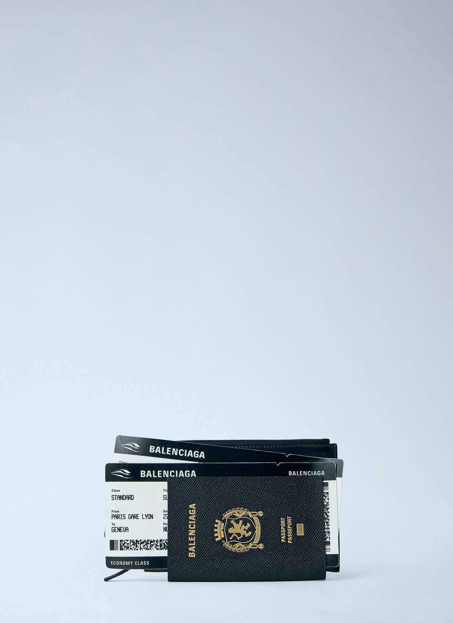 BALENCIAGA Balenciaga Passport Phone Holder - Man Wallets & Cardholders Black One Size　バレンシアガ パスポート フォン ホルダー - 男性 財布 & カードホルダー ブラック