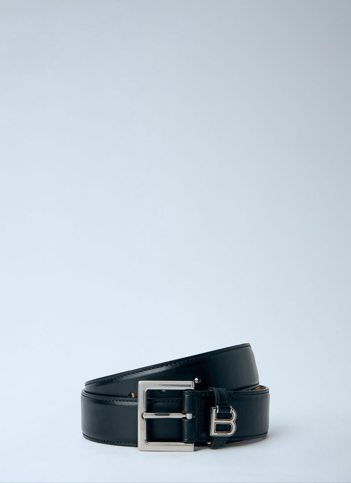 BALENCIAGA Balenciaga Hourglass Belt - Man Belts Black 75　バレンシアガ 砂時計 ベルト - 男性ベルト ブラック 75