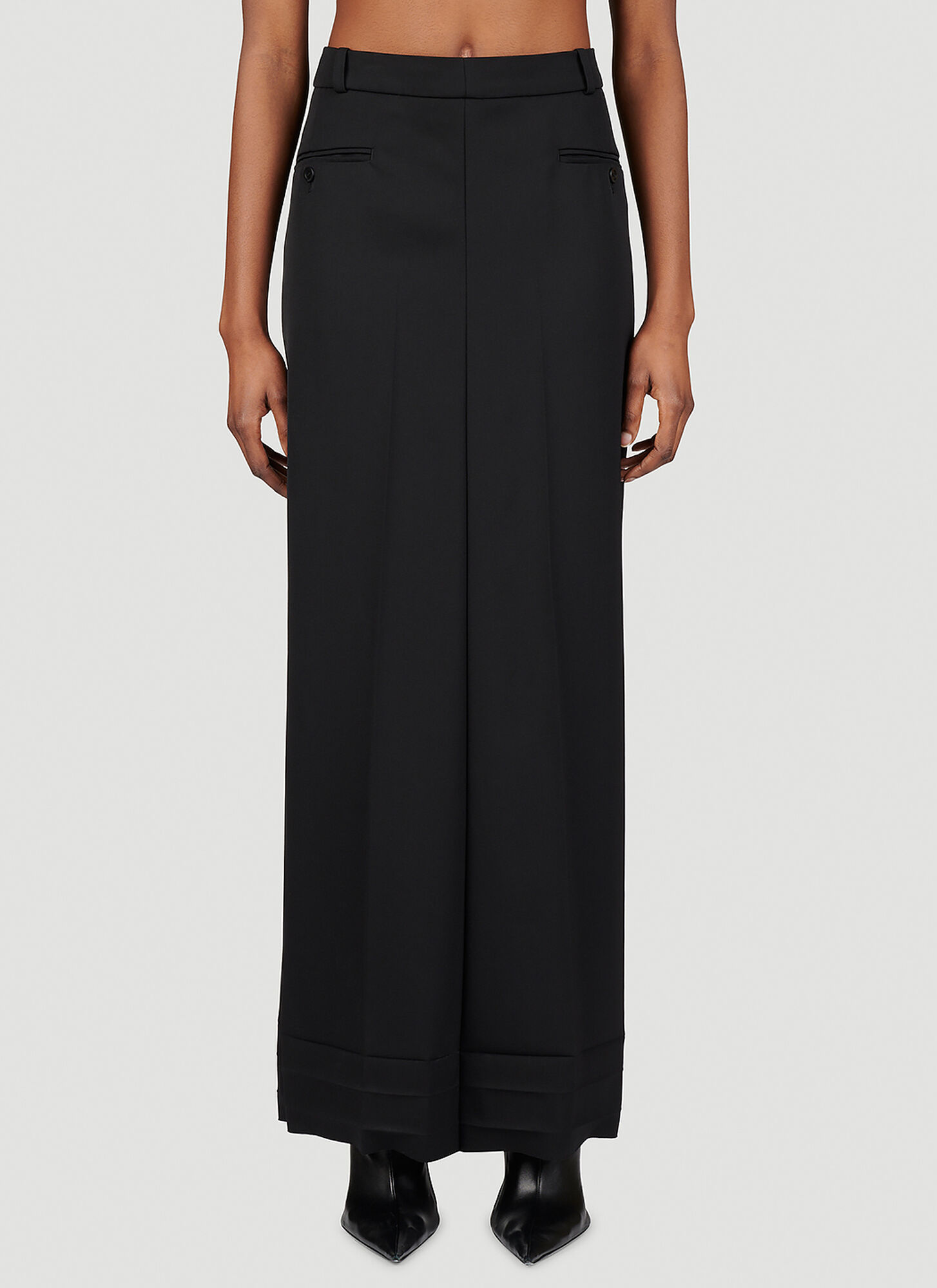 BALENCIAGA Balenciaga Diy Maxi Skirt - Woman Skirts Black Fr - 34　バレンシアガ DIY マキシ スカート - 女性スカート ブラック Fr - 34