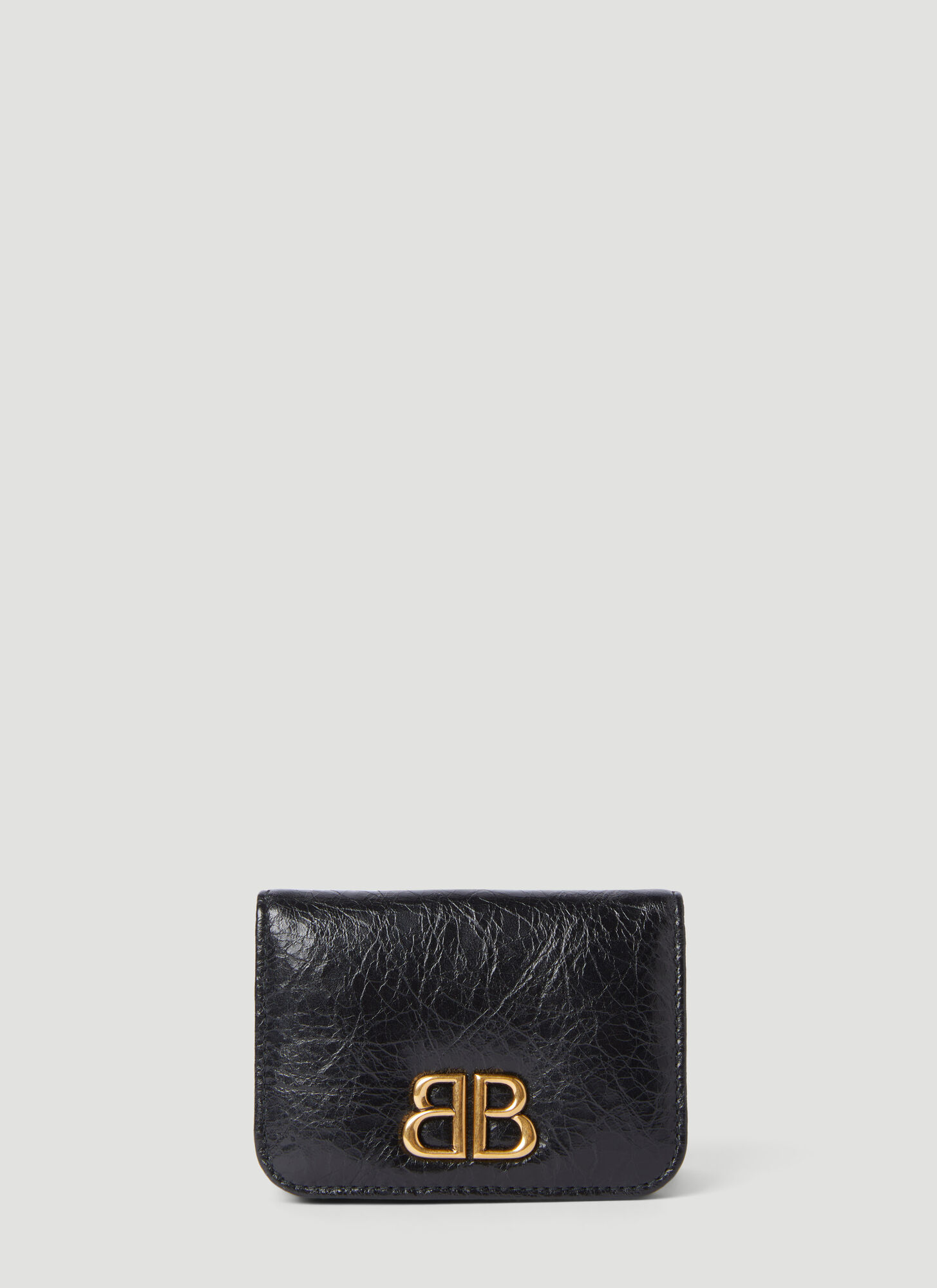 Balenciaga Monaco Wallet In Black