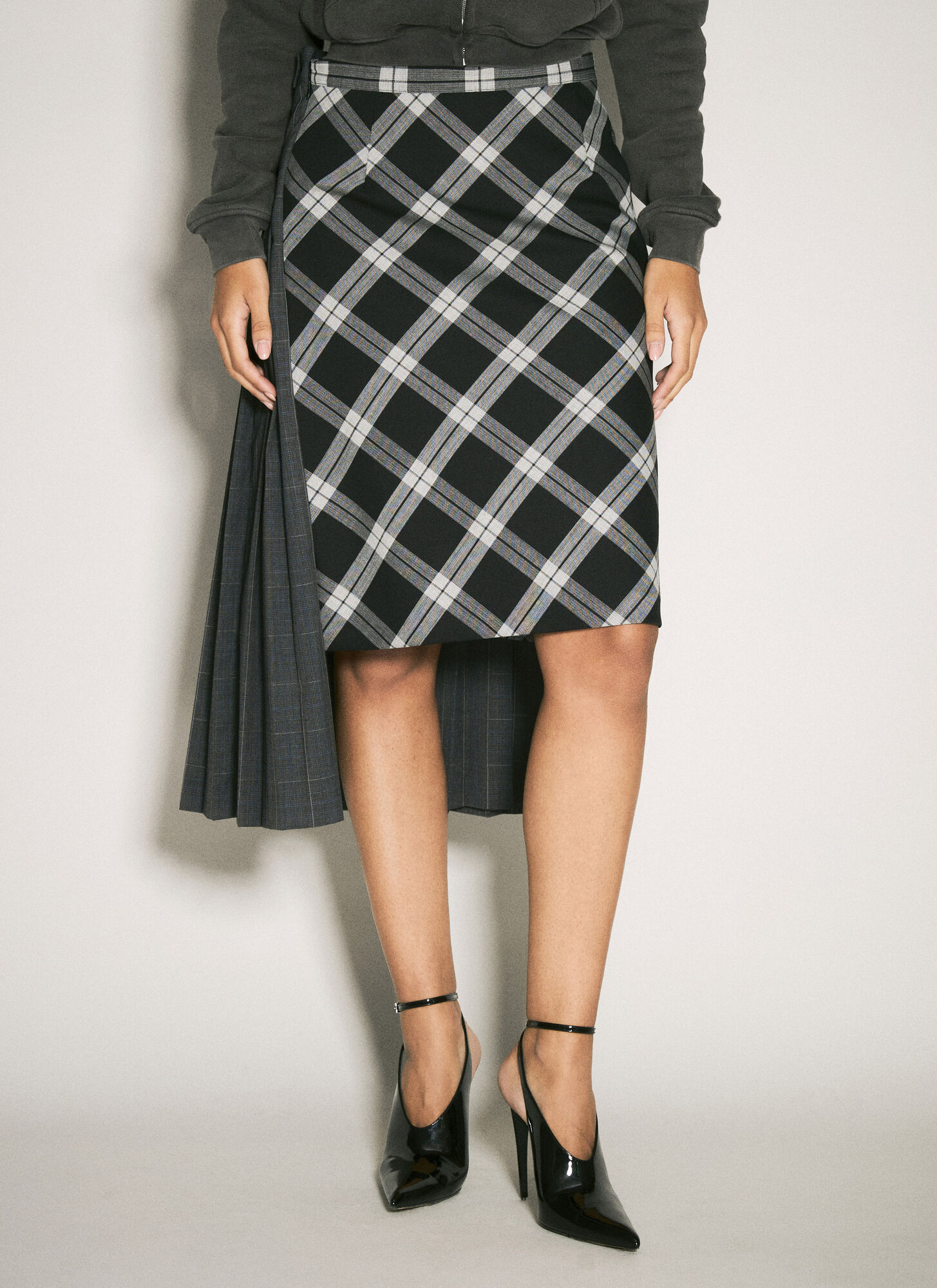 Balenciaga Women's Black Taped Double Skirt - Woman Skirts Fr - 36