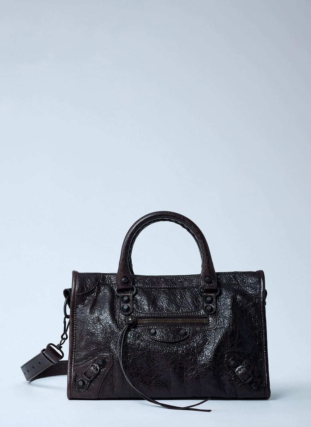 Balenciaga Small Le City Handbag In Black