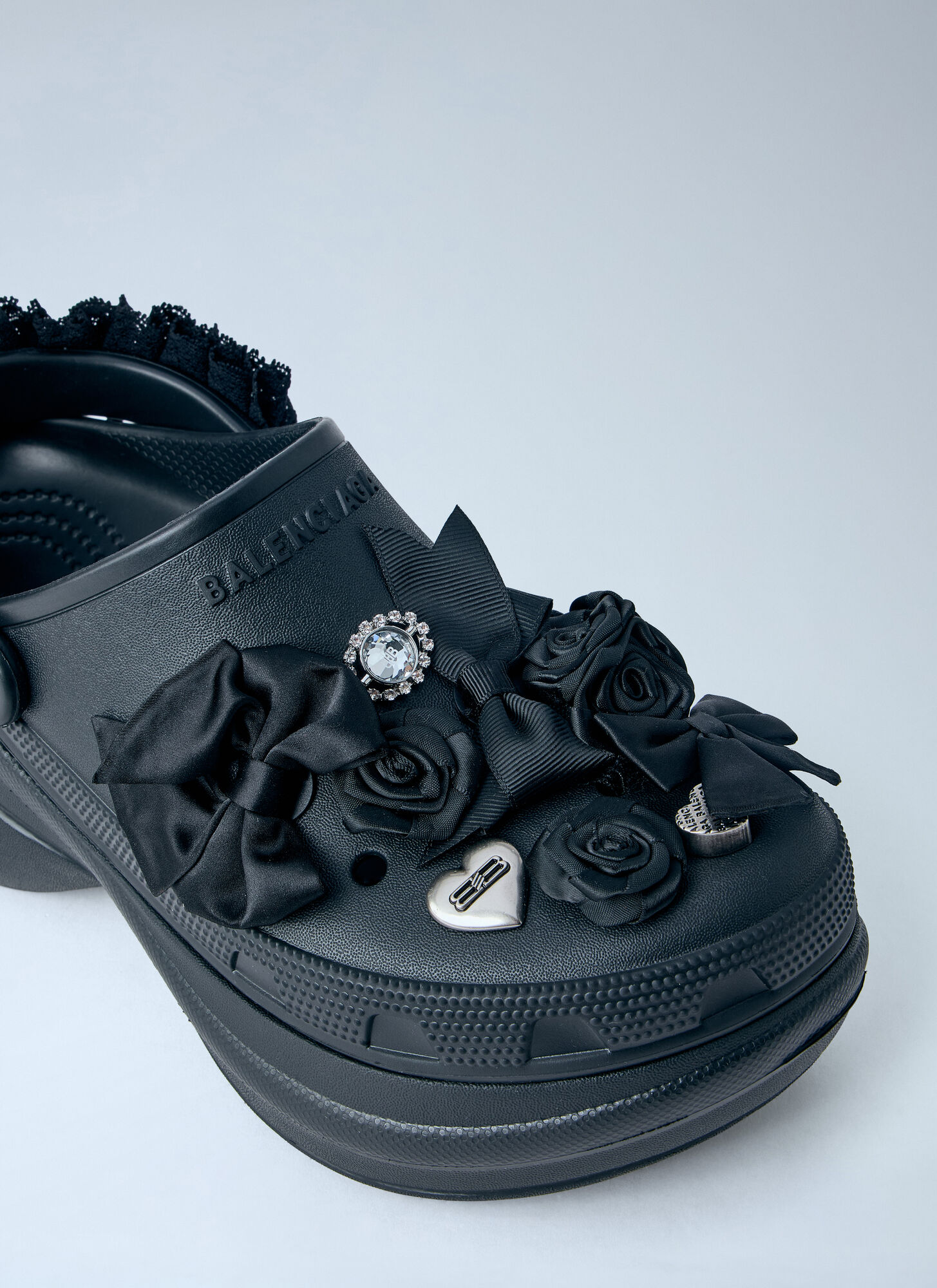  Balenciaga Balenciaga Crocs Mule Strap - Frau Mules Black Eu - 37 