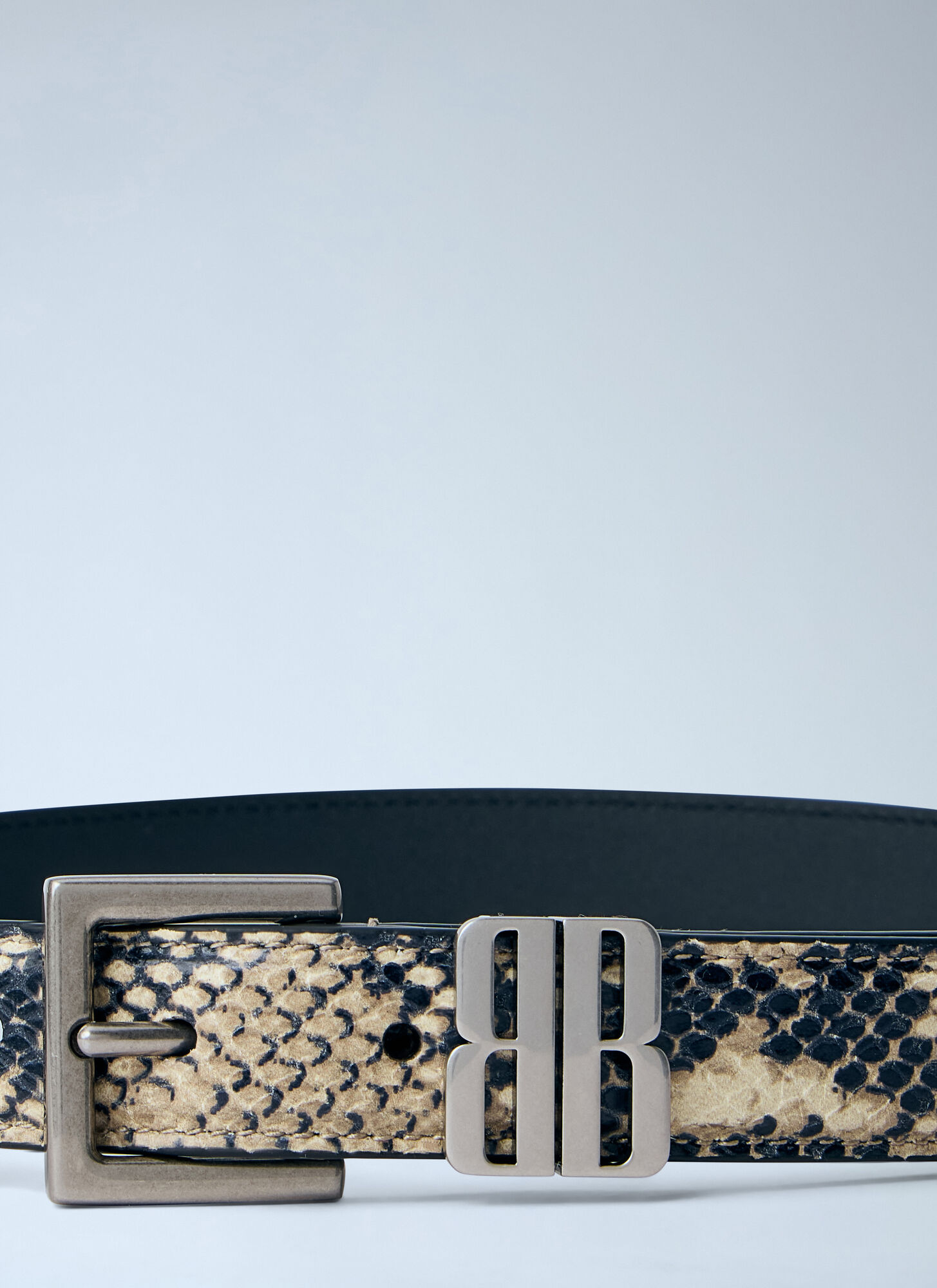  Balenciaga Balenciaga Bb Editor Belt - Frau Gürtel Beige 80 