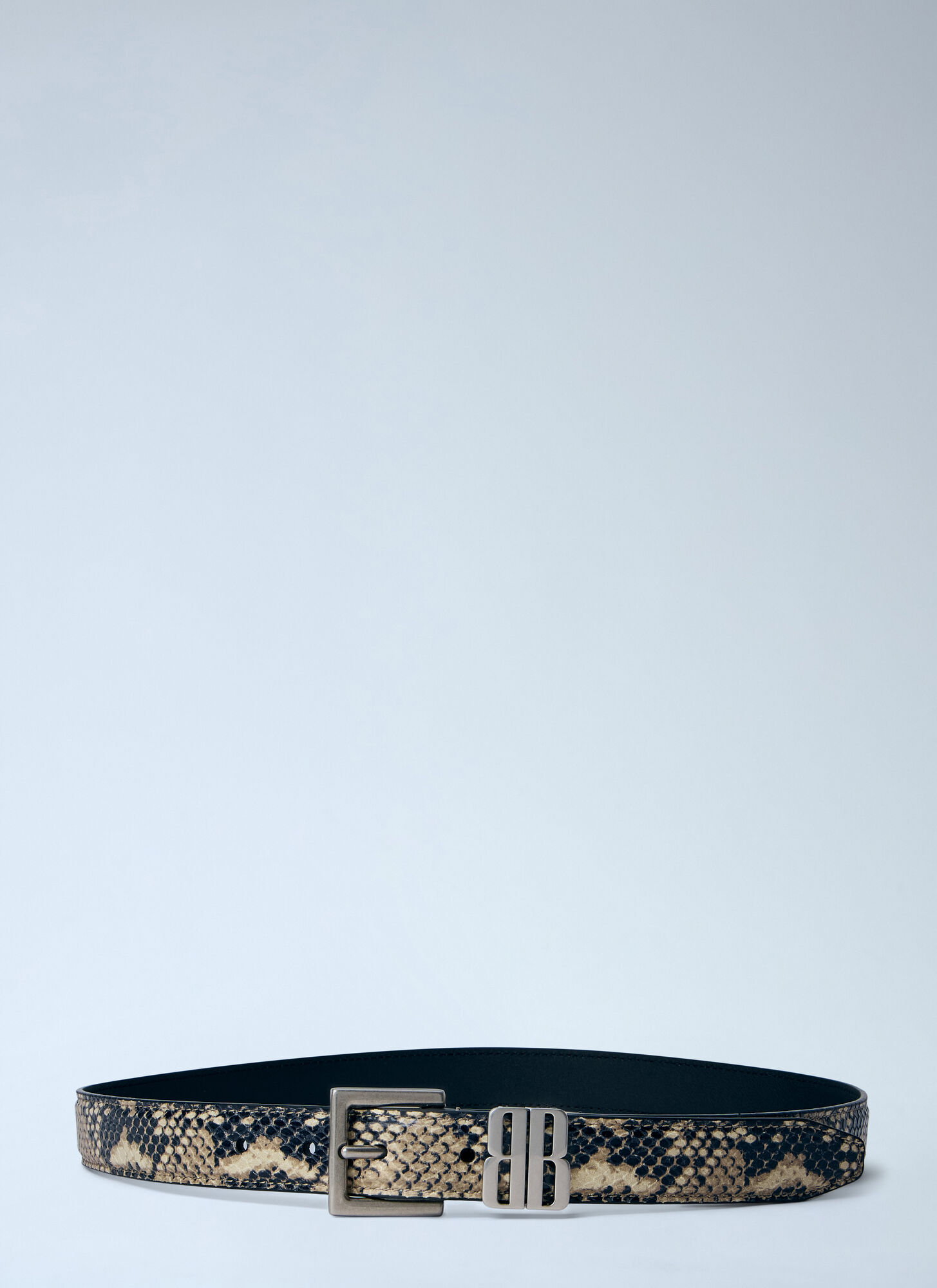  Balenciaga Balenciaga Bb Editor Belt - Frau Gürtel Beige 80 