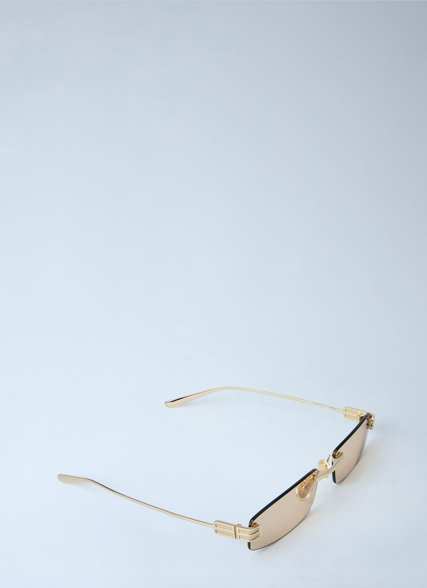  Balenciaga Balenciaga Gossip Rectangular Sunglasses - Frau Sonnenbrillen Brown One Size 