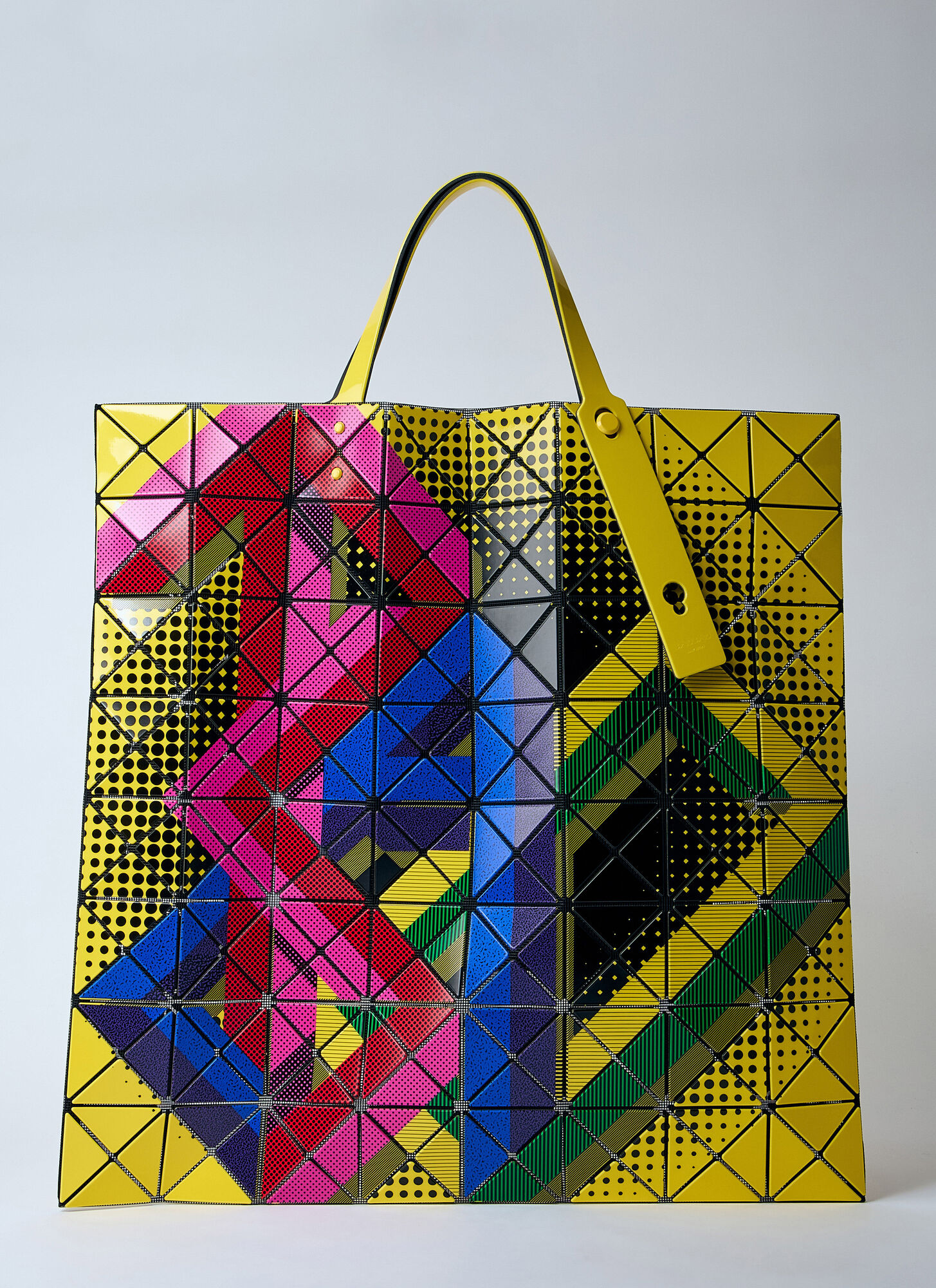 Bao Bao Issey Miyake Multicolor Manga Tote In Yellow