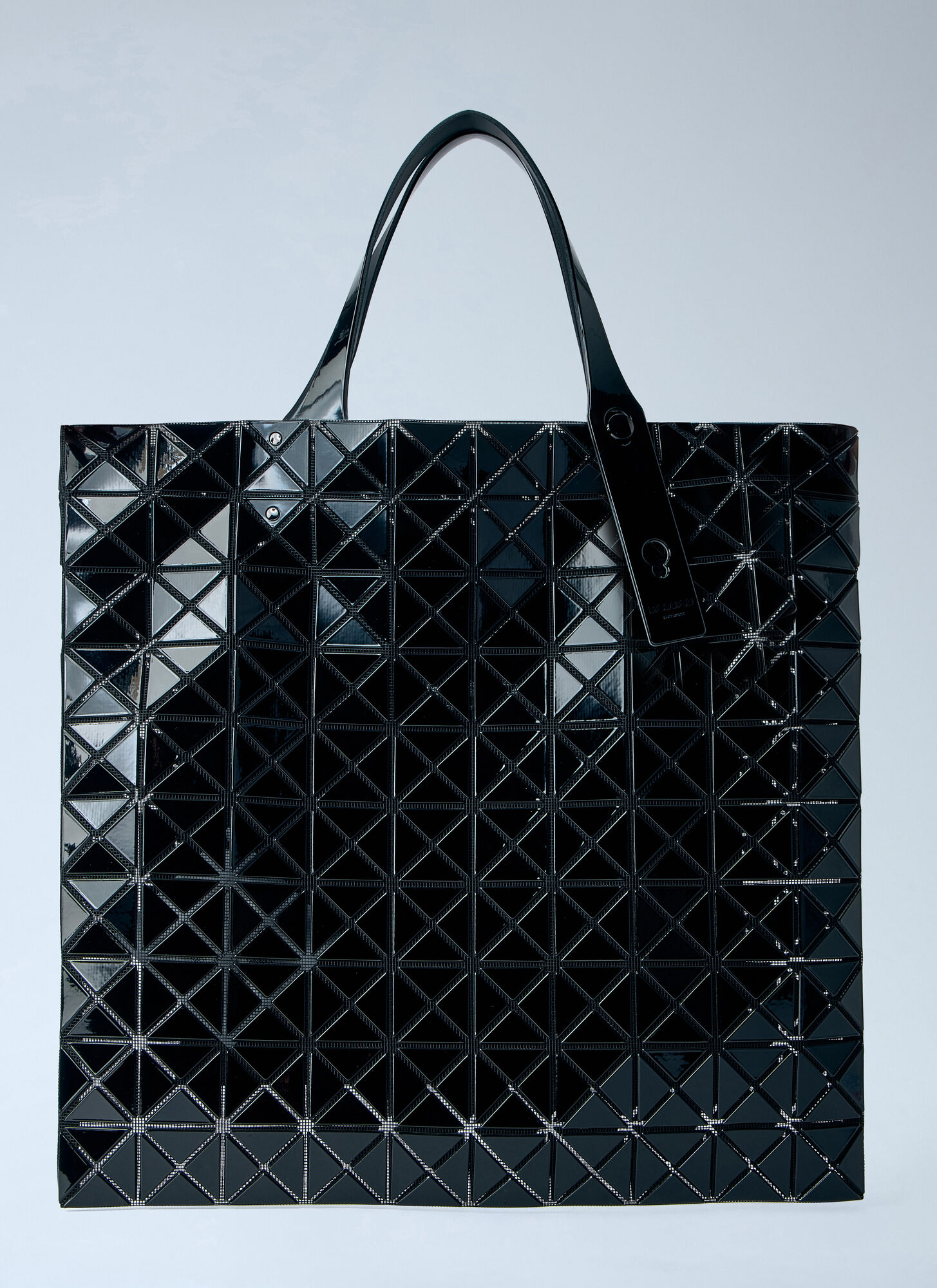 Bao Bao Issey Miyake Unisex Black Geometric Tote Bag - Tote Bags One Size