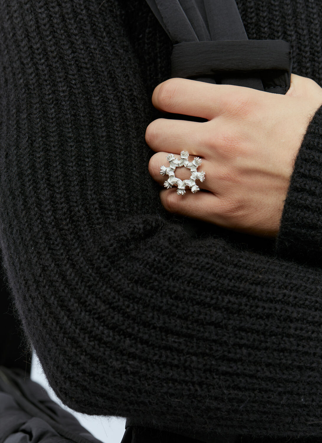 Bleue Burnham Willow Sunshine Ring In Silver