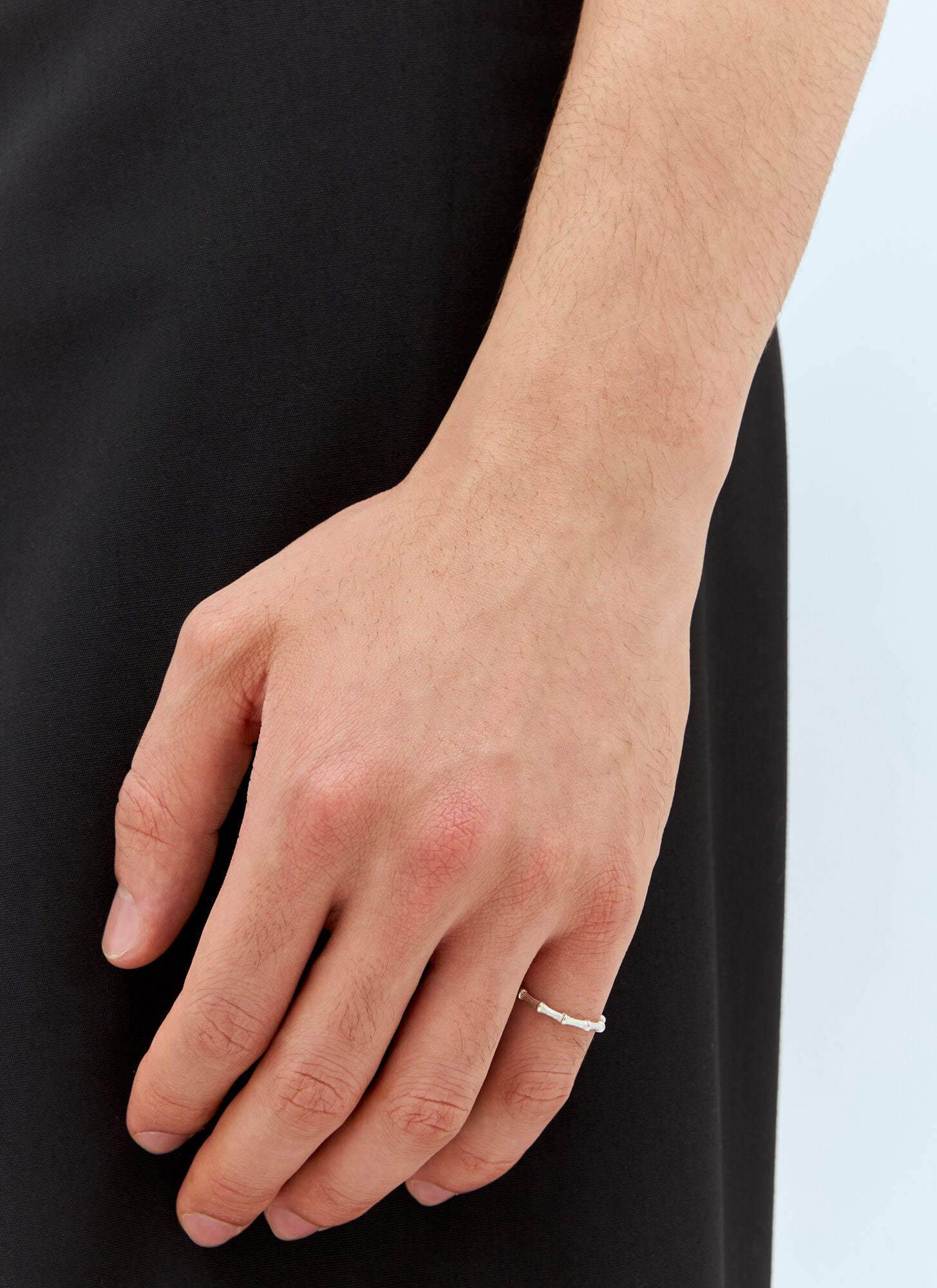  Bleue Burnham Bleue Burnham Bamboo Band Ring -  Schmuck Silver R 