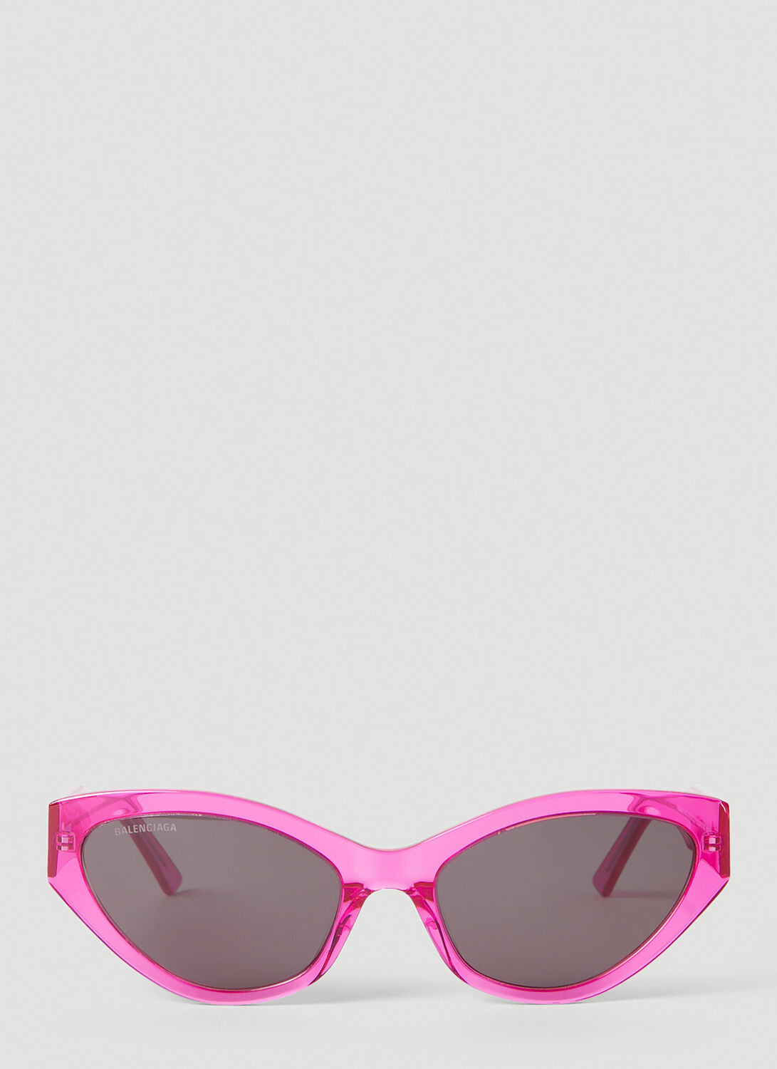 Balenciaga Flat Cat Eye Sunglasses - Woman Sunglasses Pink One Size　バレンシアガ フラット キャットアイ サングラス - 女性用サングラス ピンク フリーサイズ Balenciaga