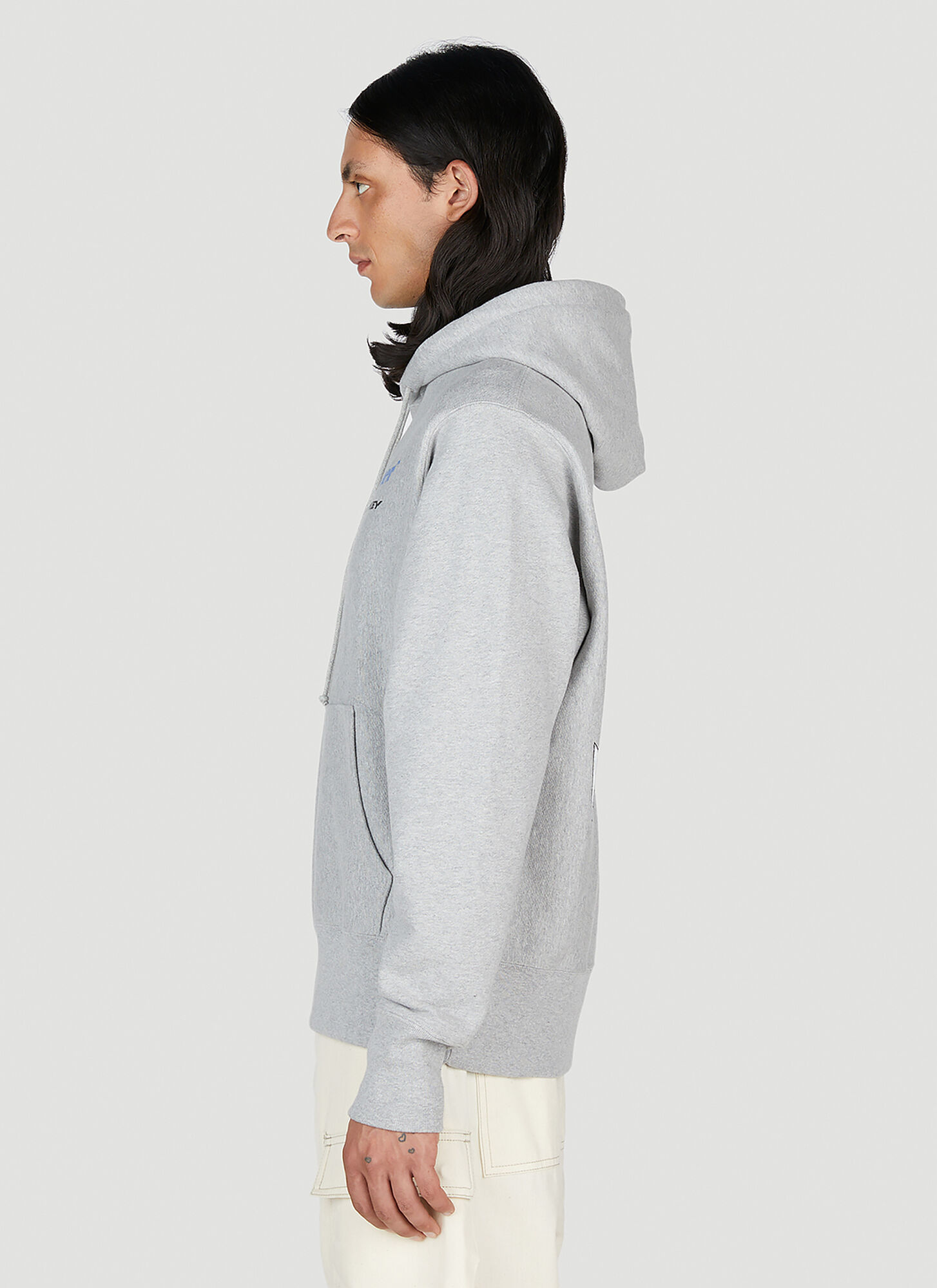  Better Gift Shop Better Gift Shop Lion Hooded Sweatshirt - Mann Sweatshirts Grey M 