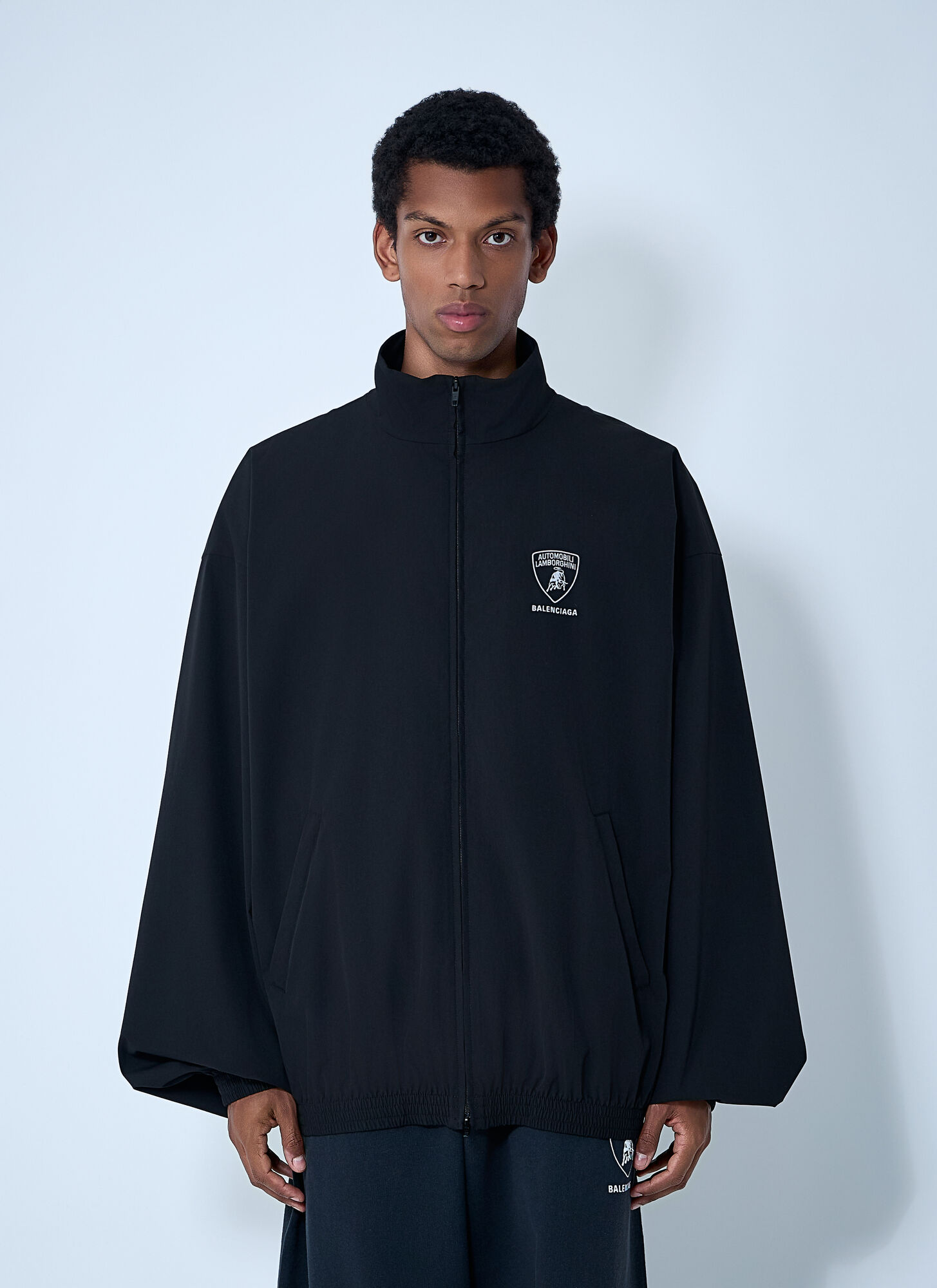 Balenciaga x Lamborghini Automobili Lamborghini Jacket – Man Jackets Black It – 50