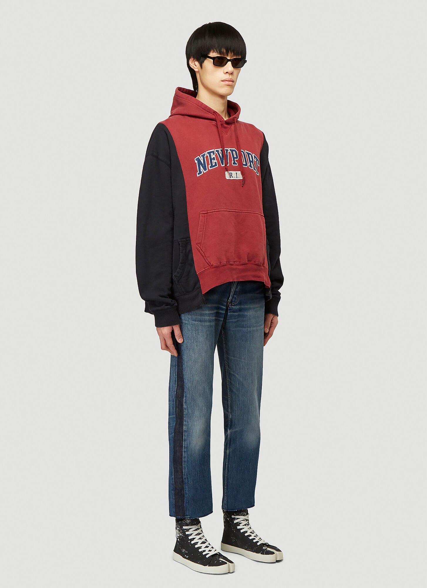  Bonum Bonum Contrast-panel Jeans -  Jeans Blue 30 