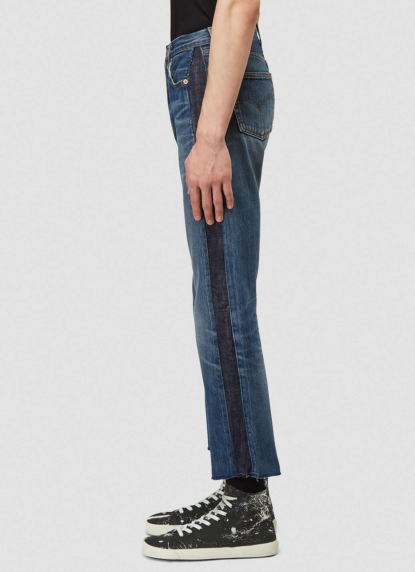  Bonum Bonum Contrast-panel Jeans -  Jeans Blue 30 