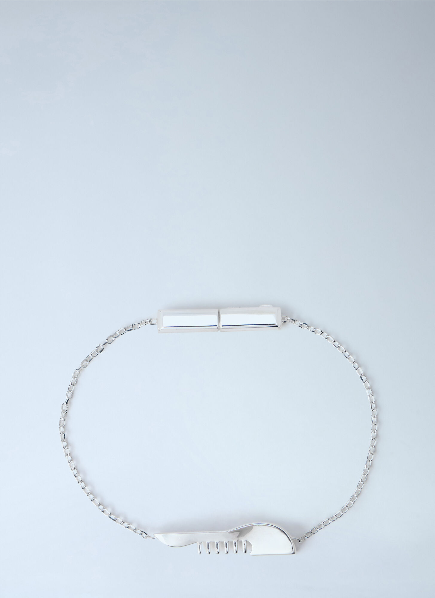 BOTTEGA VENETA Bottega Veneta Veneta Bracelet - Man Jewellery Silver M　ボッテガ ヴェネタ ヴェネタ ブレスレット - メンズ ジュエリー シルバー M